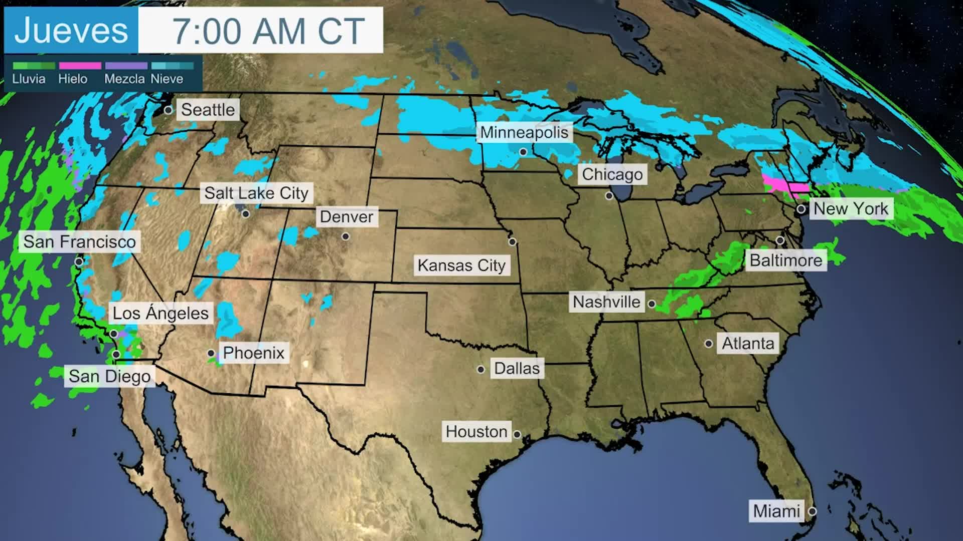 Mirada al Pronóstico Nacional Videos de The Weather Channel