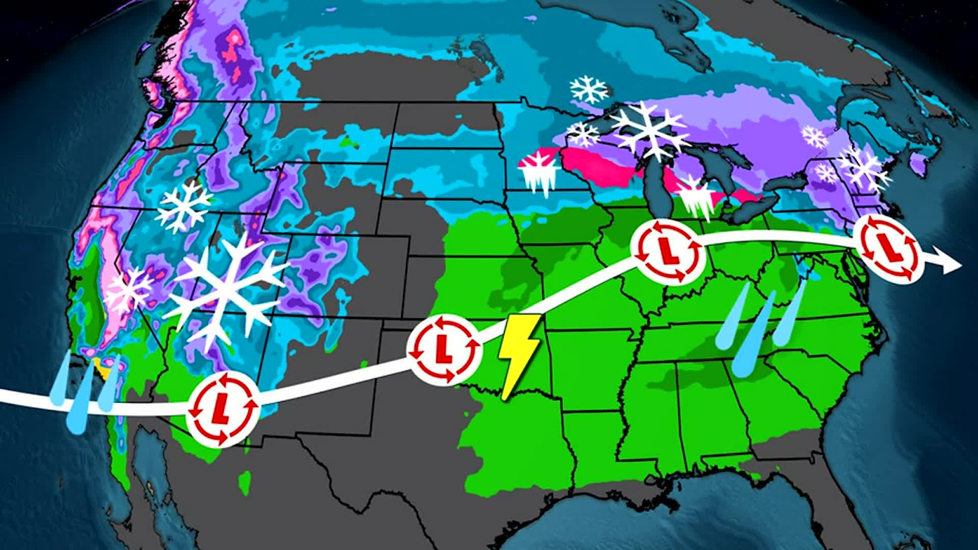 Winter Storm Piper To Track East Into Next Week