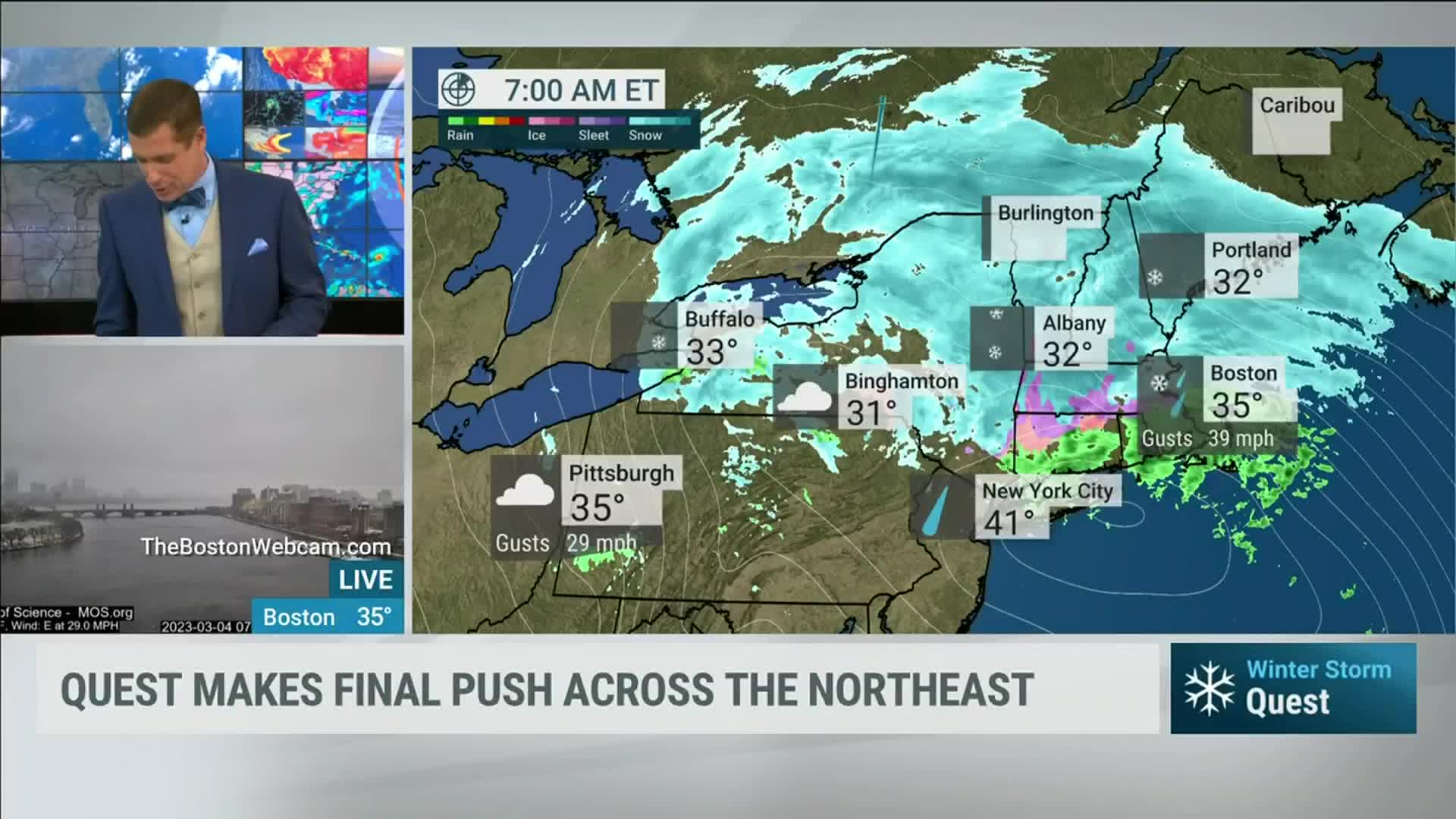 Quest Makes Final Push Across The Northeast Videos from The Weather