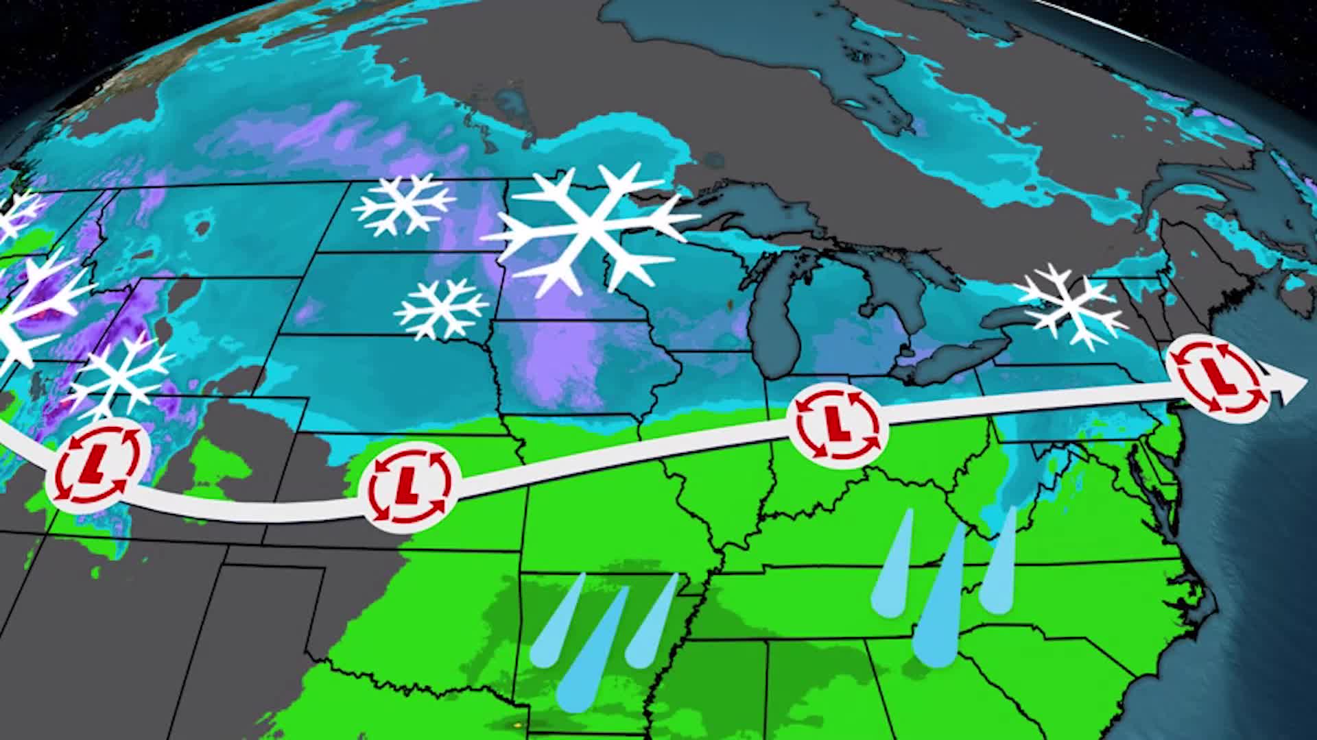 Snowstorm Could Impact Commutes In Major Cities As Workweek Comes To Close