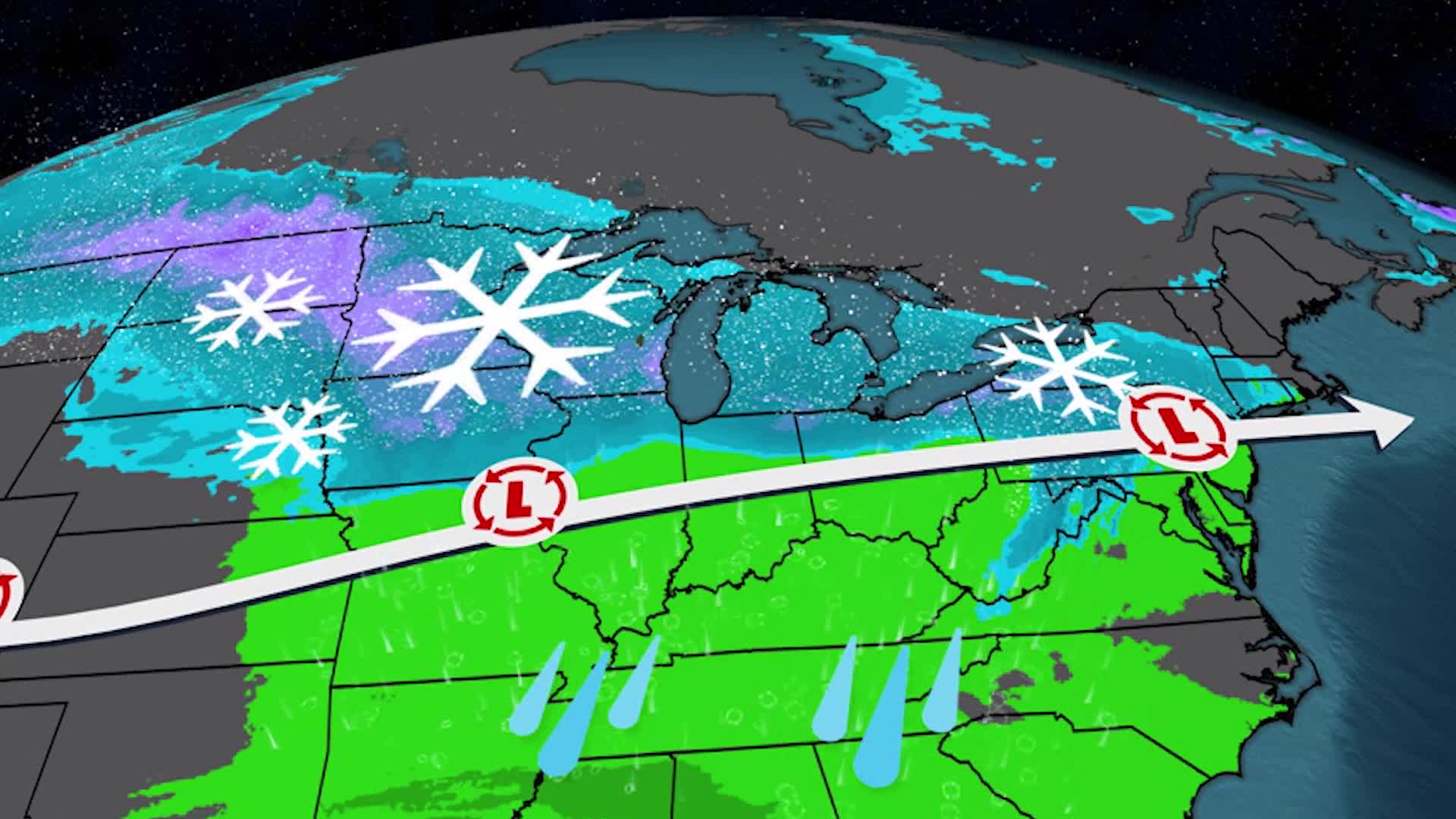 Winter Storm To Intensify Over Midwest, Great Lakes As Week Comes To A Close