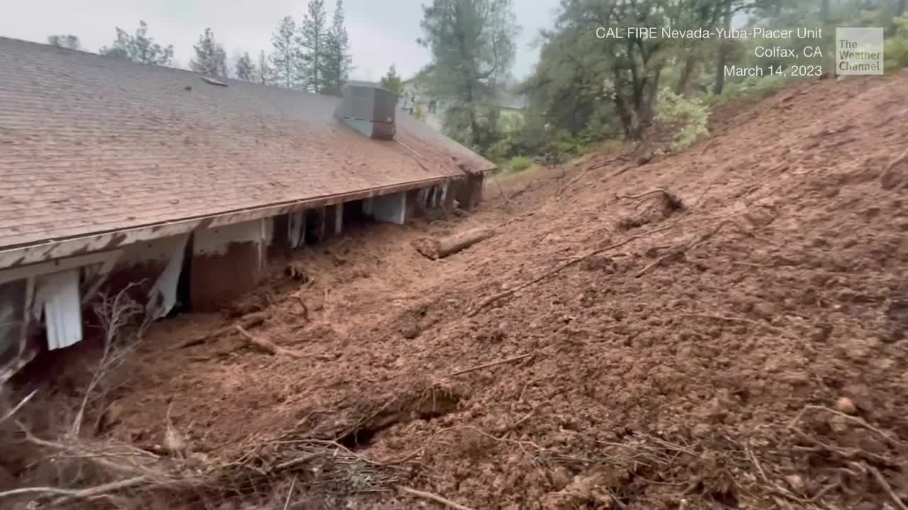 Mudslides, Water Rescues & High Winds Videos from The Weather Channel