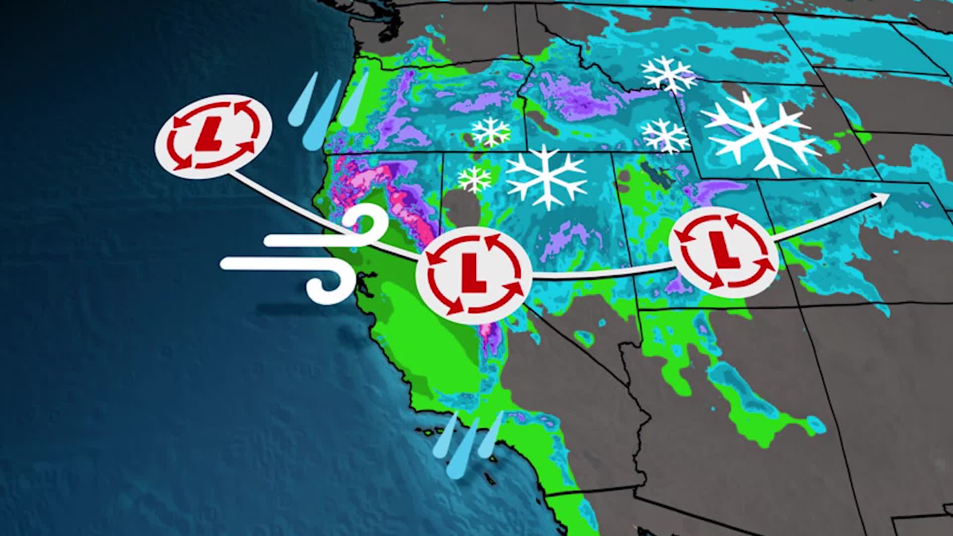 Another California Storm Arrives Monday Night Videos from The Weather
