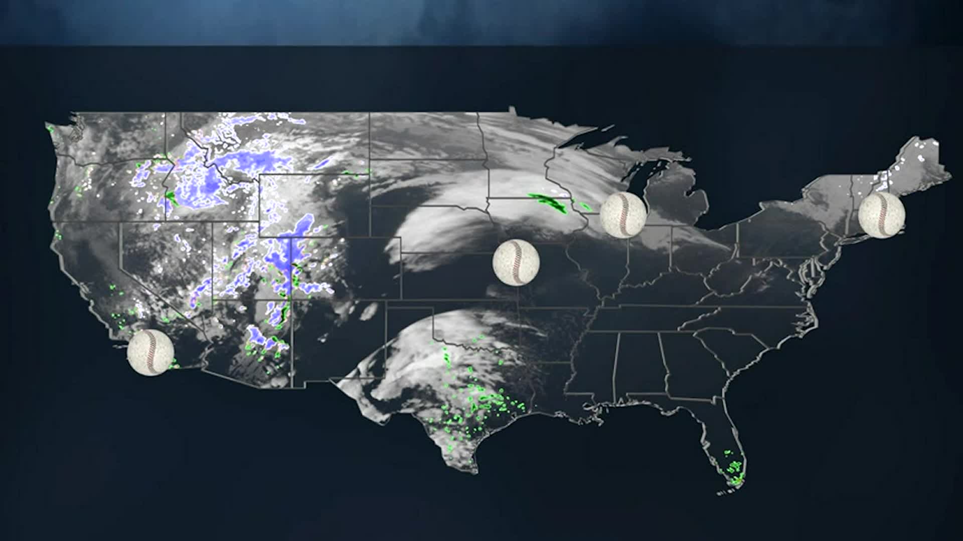 Play Ball! Opening Day Forecast For Major League Baseball Videos from
