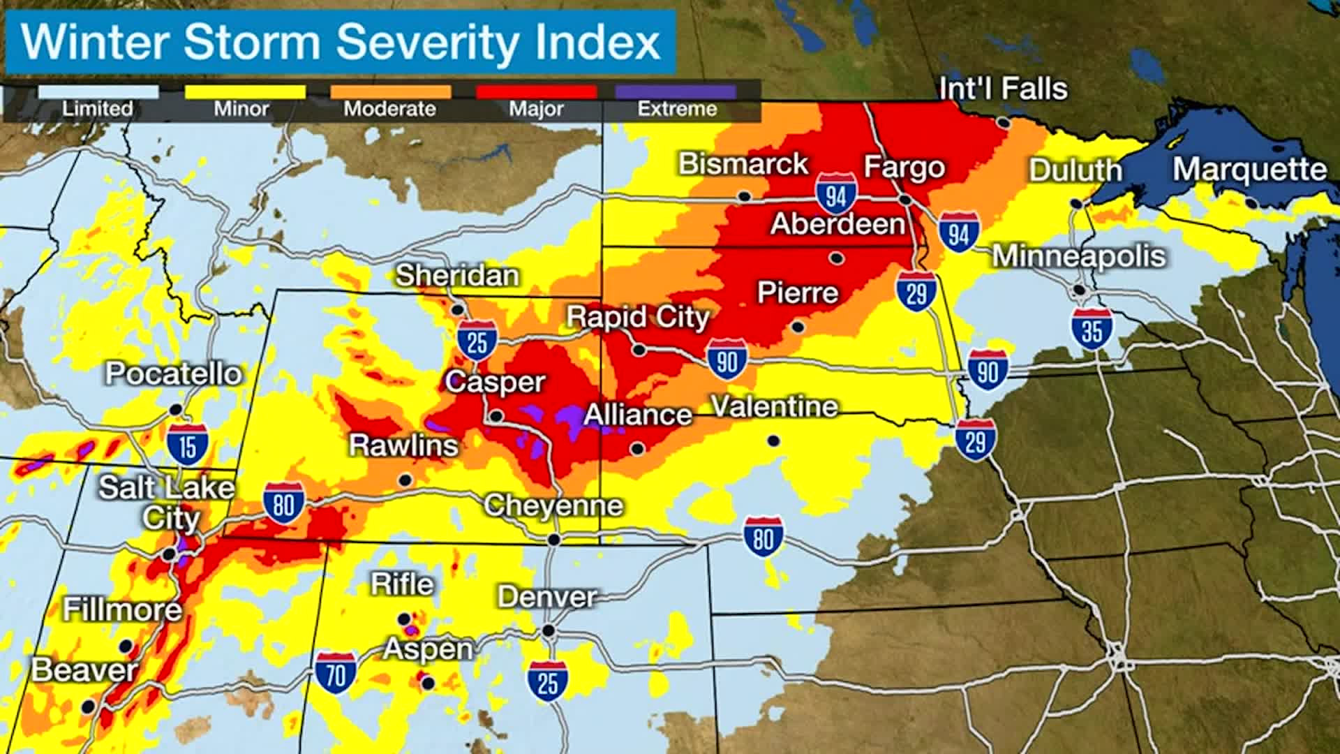Winter Storm Could Bring Blizzard Conditions To West, Northern Plains