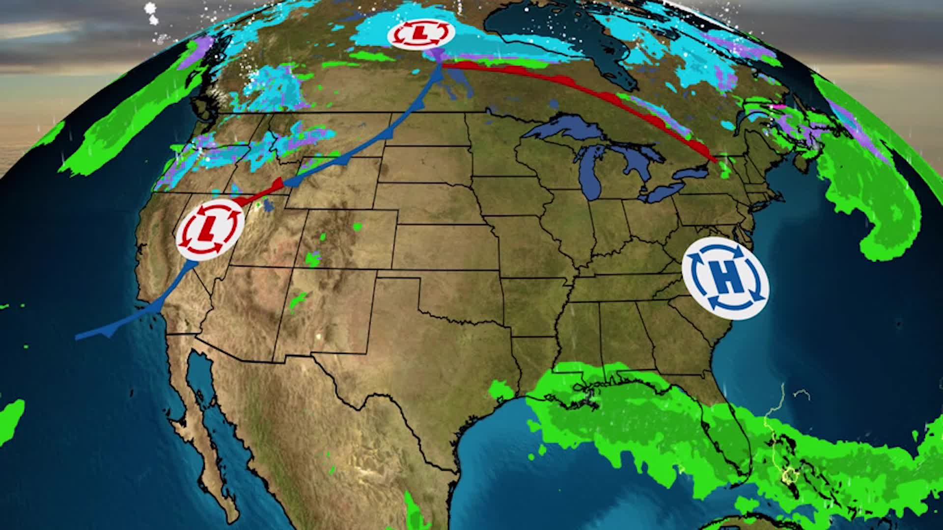 Your Weather From Coast To Coast: National Forecast