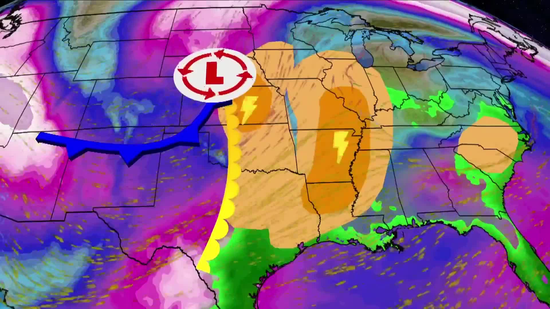 Timing Of Severe Threat For Friday And Saturday Videos from The