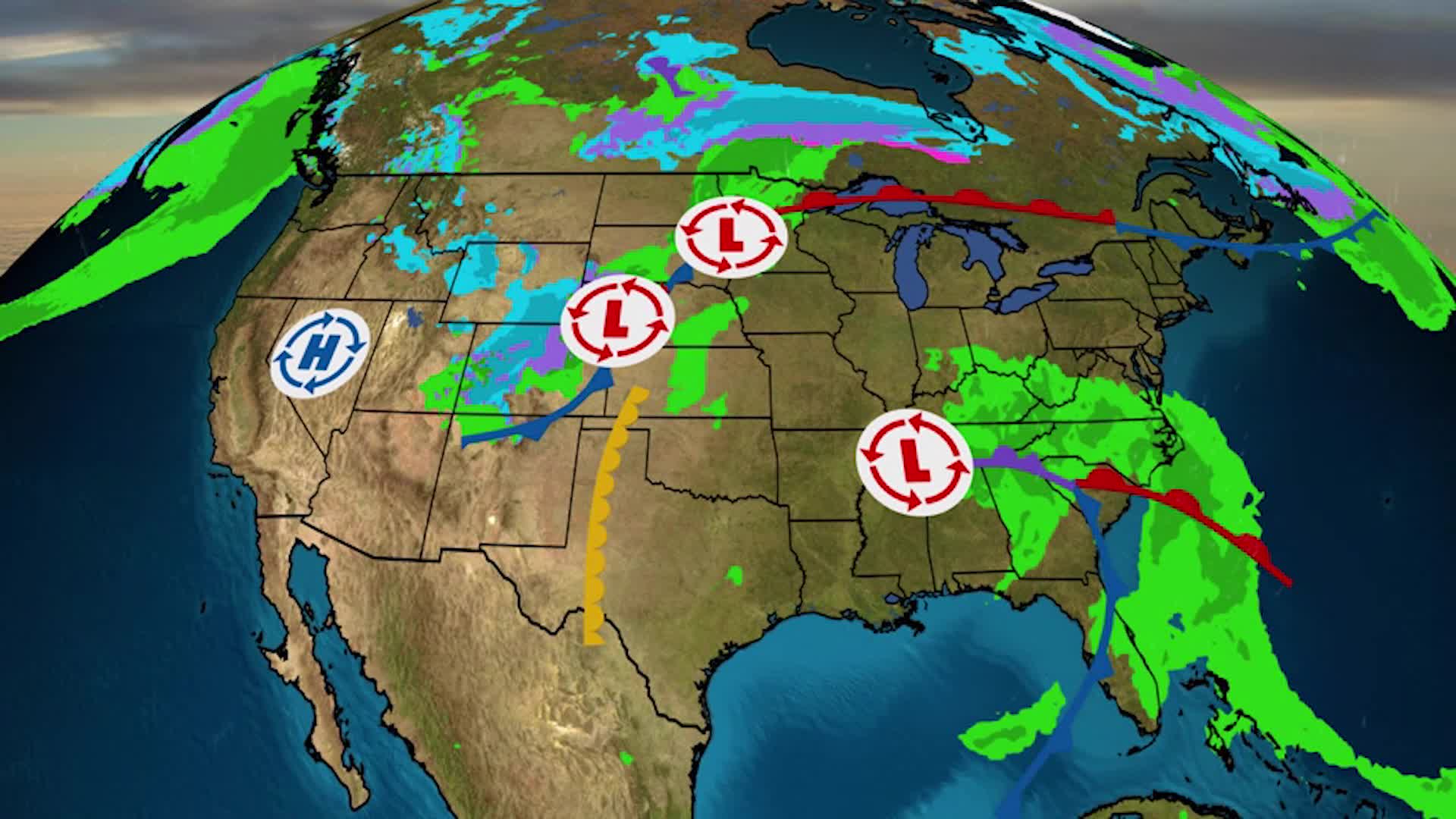 Your First Look At The Weekend: National Forecast