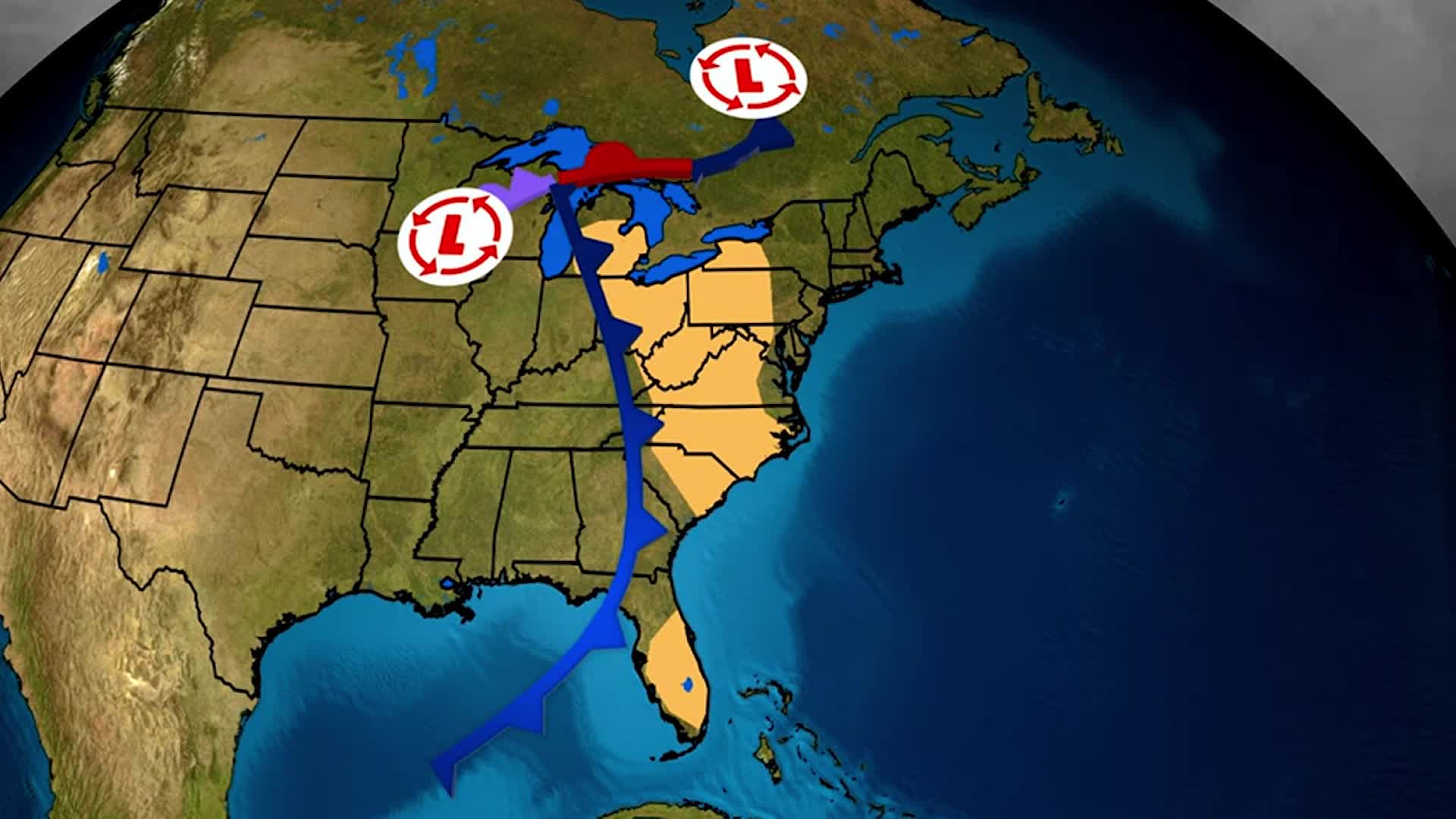 System Bringing Both Severe And Snow - Videos from The Weather Channel