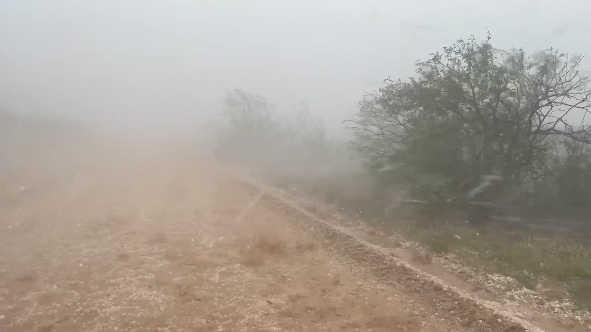 Large Hail Piles Up In Texas Storm Videos from The Weather Channel