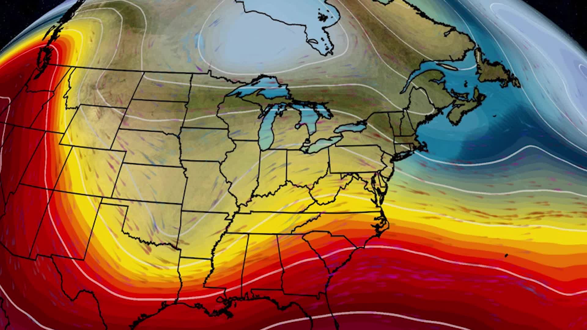 Miserable Conditions Will Linger Into May In The East Videos from The