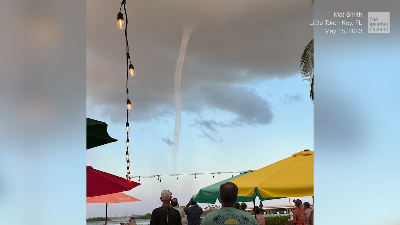Under A Waterspout In The Keys Videos from The Weather Channel
