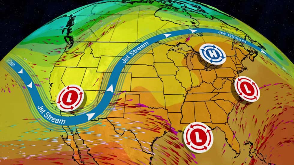Heat Rounds Impact Stuck Pattern To Bring Near-Record Heat, Rounds Of Rain - Videos from ...