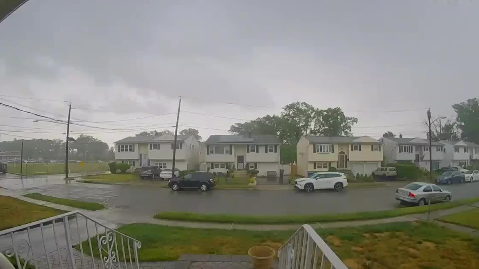 Doorbell Cam Records Man Struck By Lightning Videos from The Weather