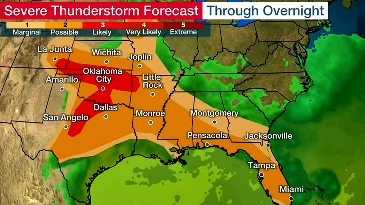 Severe Weather Likely Plains to South This Weekend - Videos from The ...