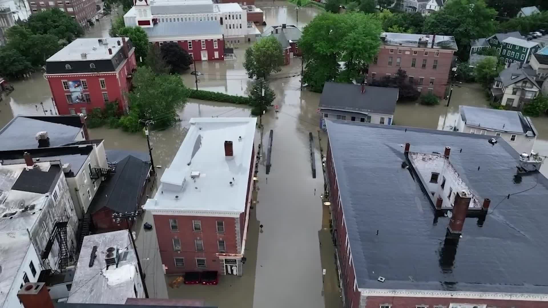 Aerial Footage Shows Scope Of Flooding Videos from The Weather Channel