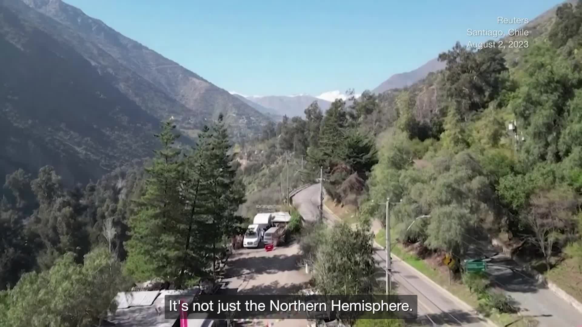 TripleDigit Winter Heat Stuns South America Videos from The Weather