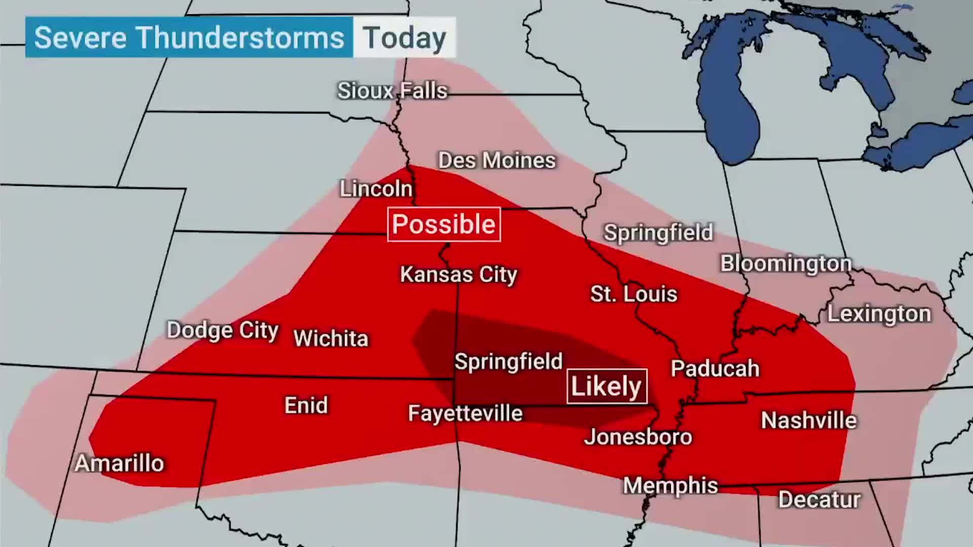 Threat Of Severe Storms Today Videos from The Weather Channel