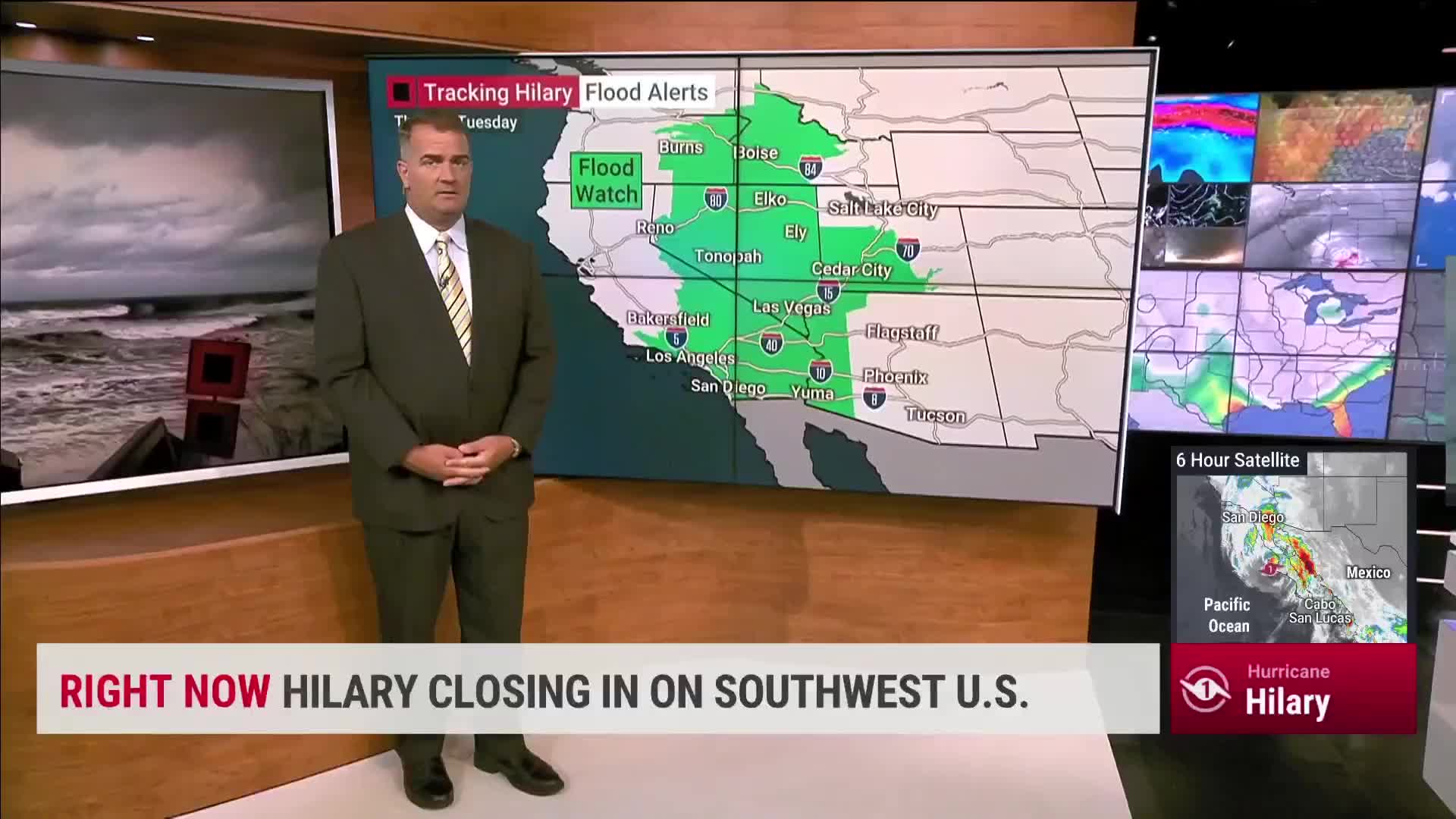 Timing For Flooding Rain From Hilary Videos from The Weather Channel