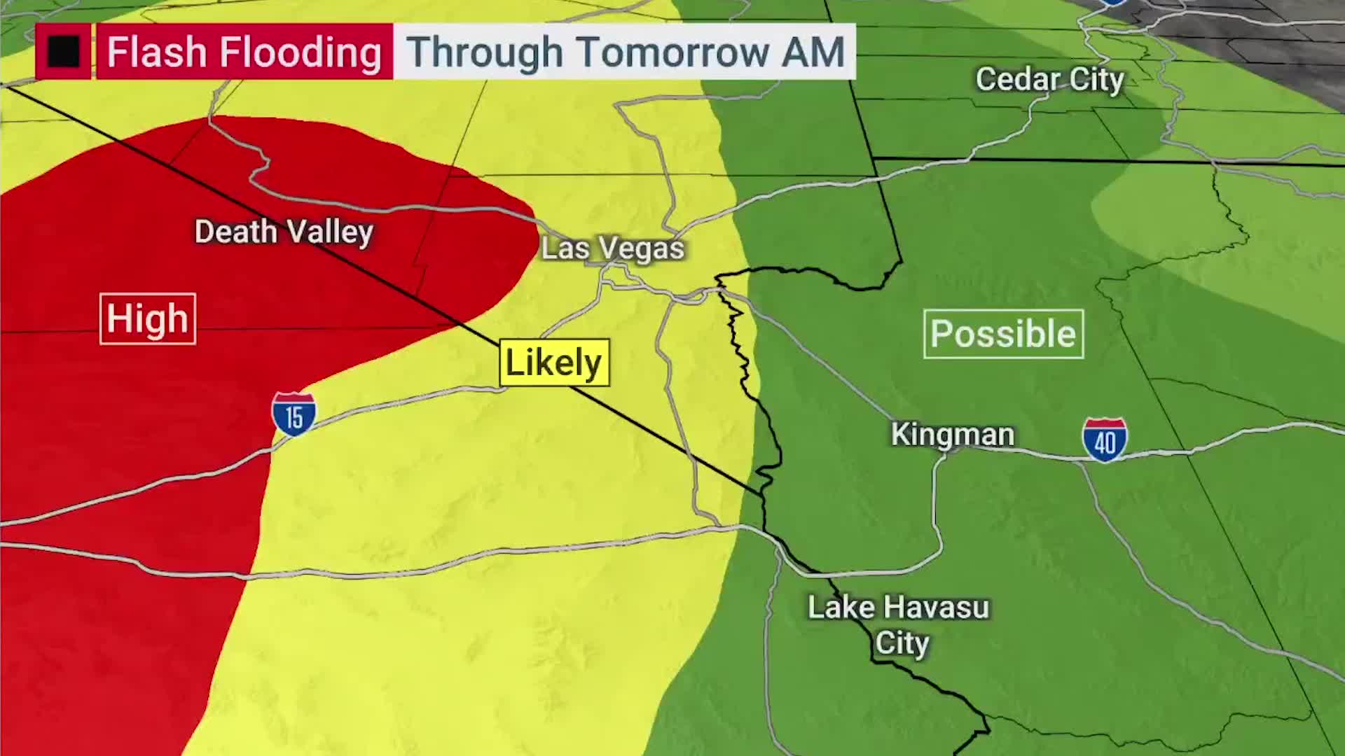 When Las Vegas Will See The Worst Of Hilary Videos from The Weather