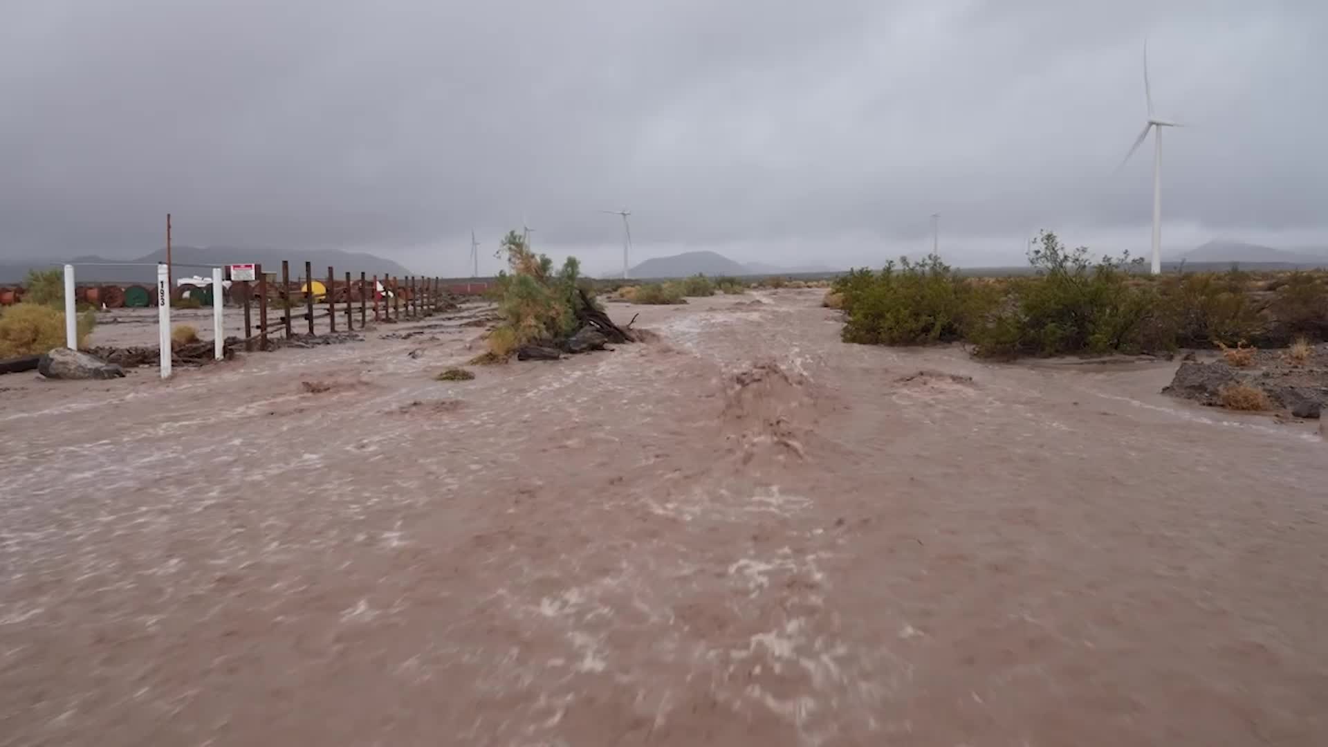 Hilary Floods California Desert Town Videos from The Weather Channel