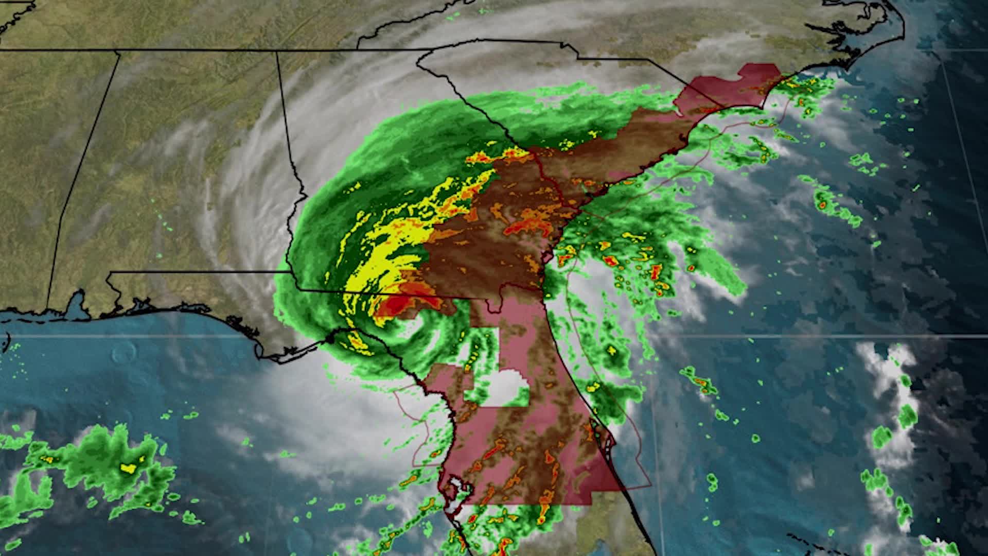 Idalia Hammering GA As A Hurricane Videos from The Weather Channel