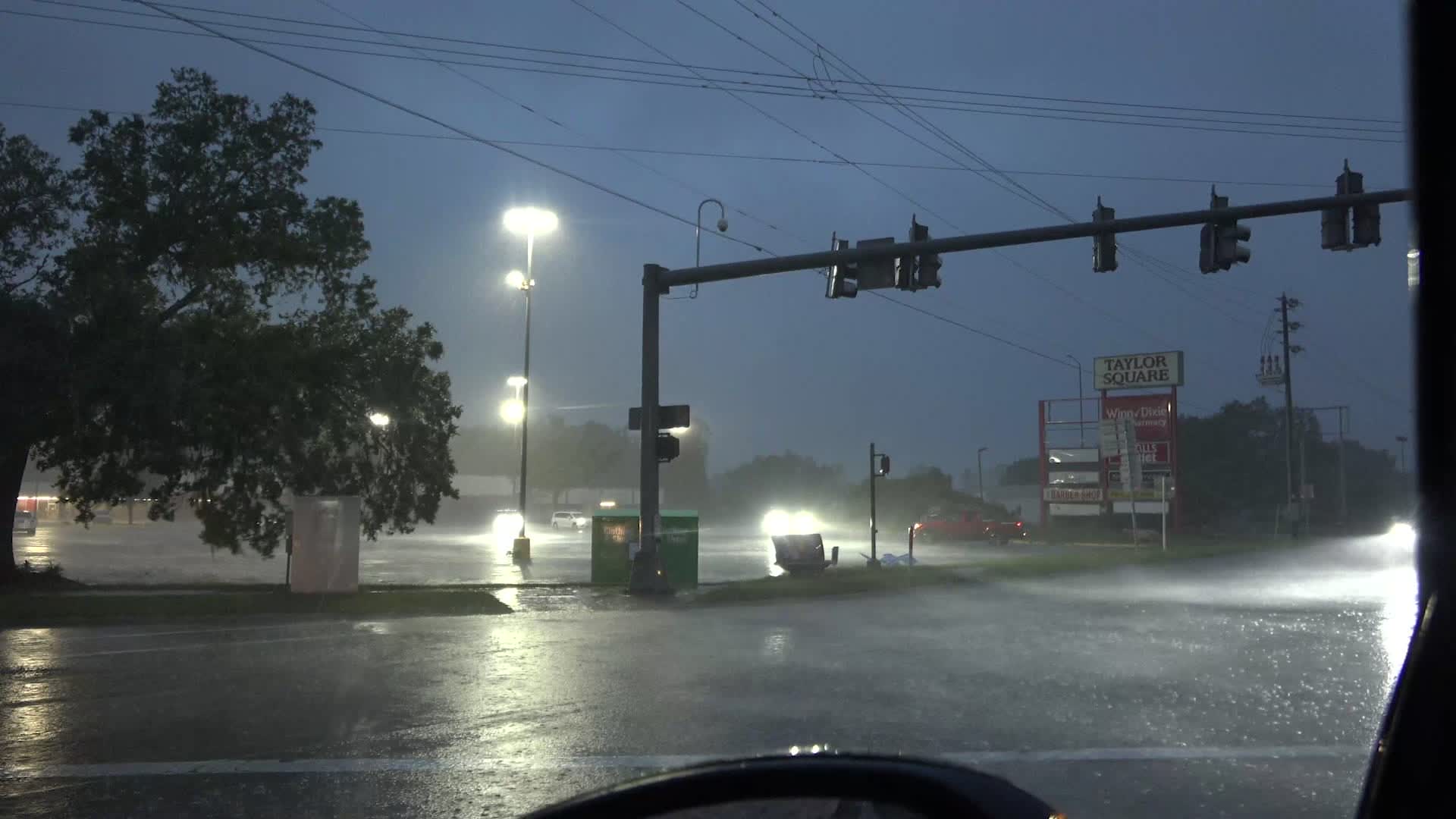 Power Lines Flash And Explode As Idalia Arrives Videos from The