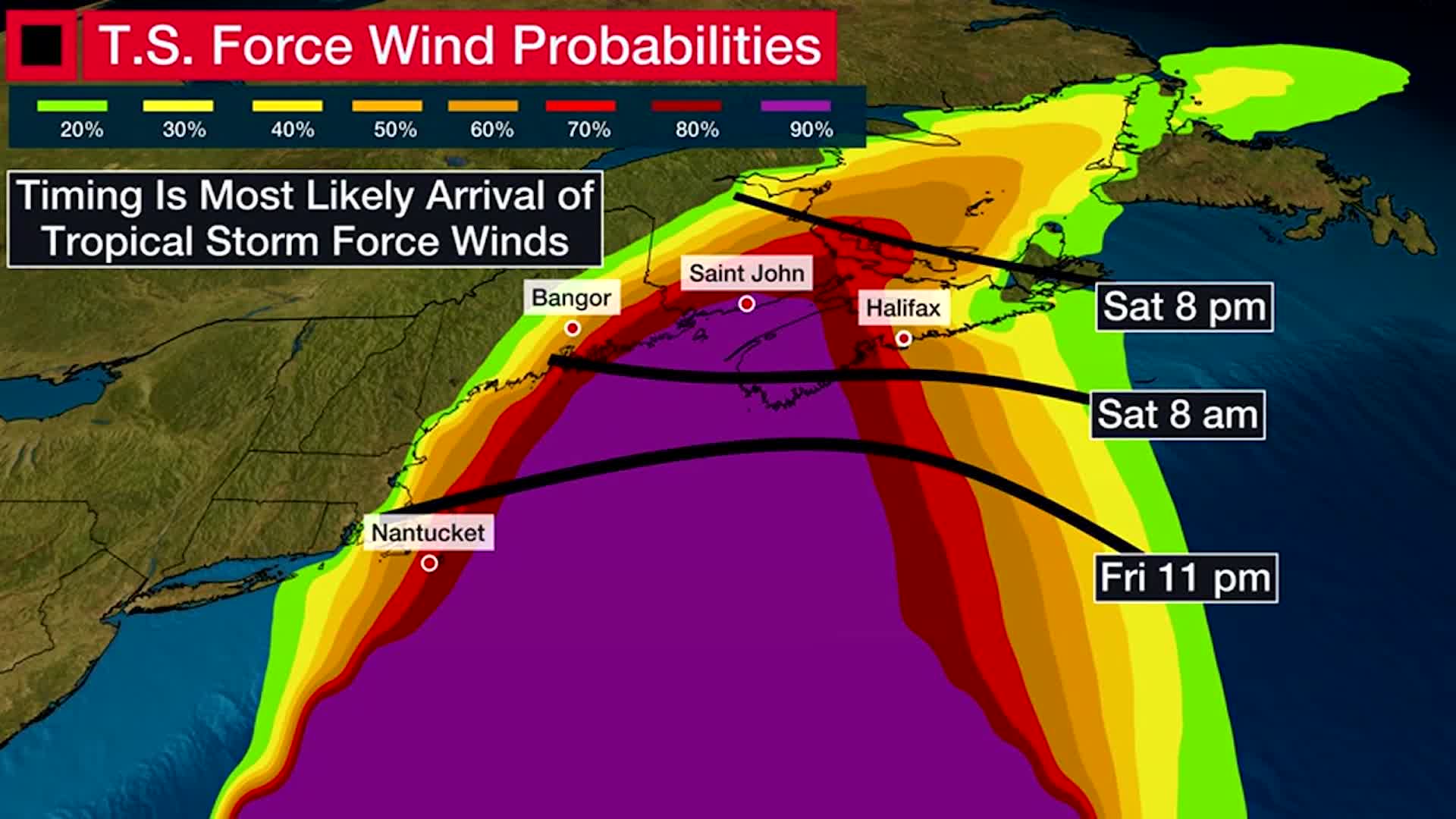 Timing The Impacts From Lee Videos from The Weather Channel
