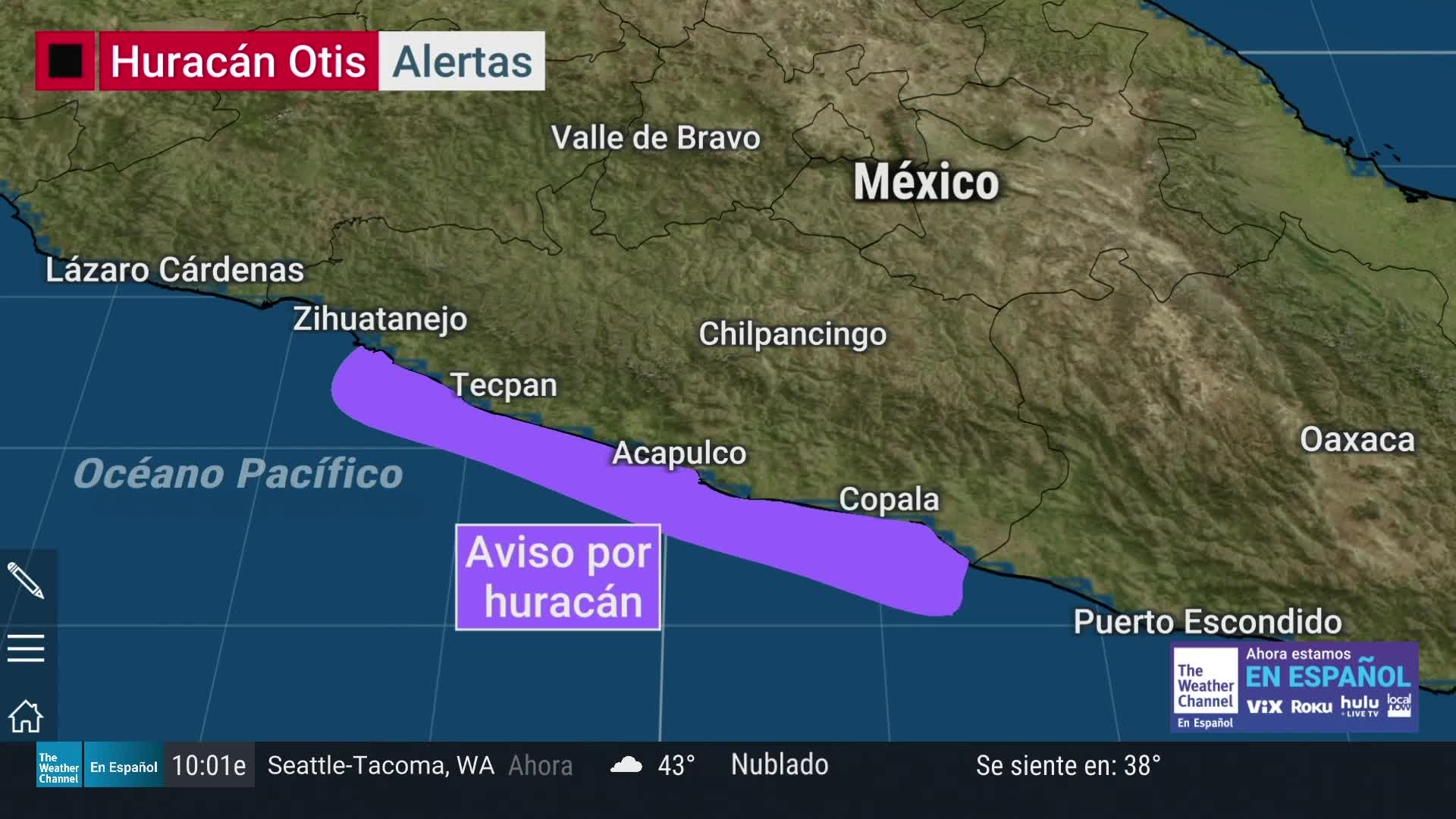 Las inundaciones persisten tras el histórico huracán Otis Videos de The Weather Channel