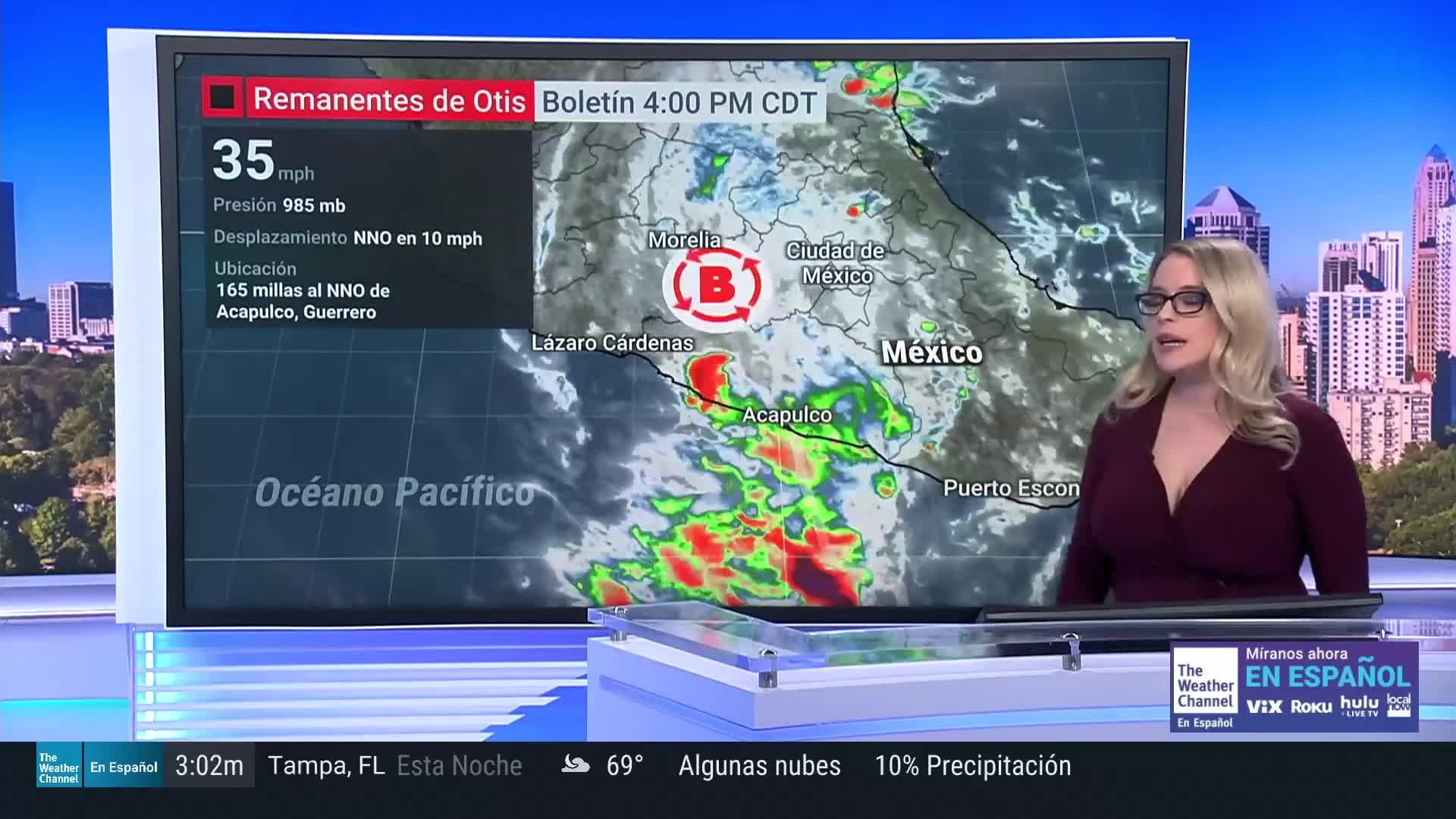 La Última Información De Los Remanentes De Otis Videos de The Weather