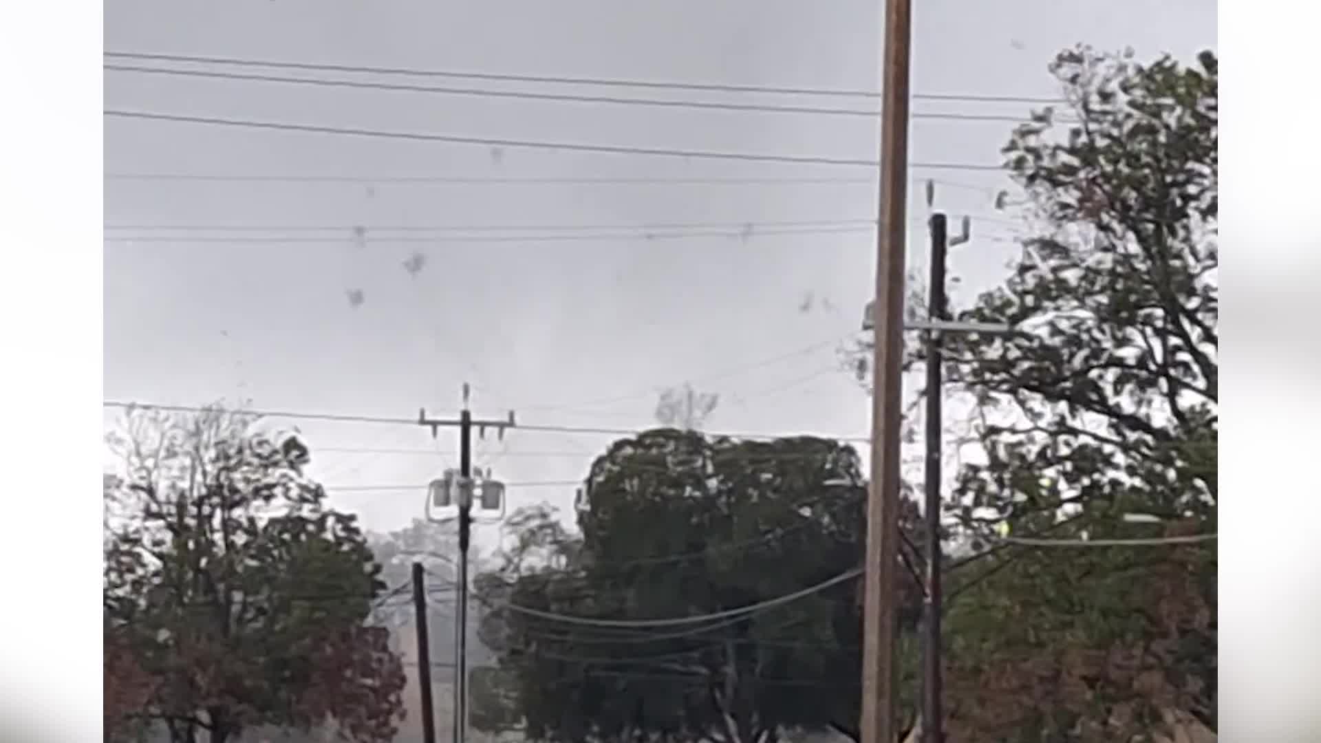 WATCH: Tornado Tears Through Texas Military Base - Videos from The