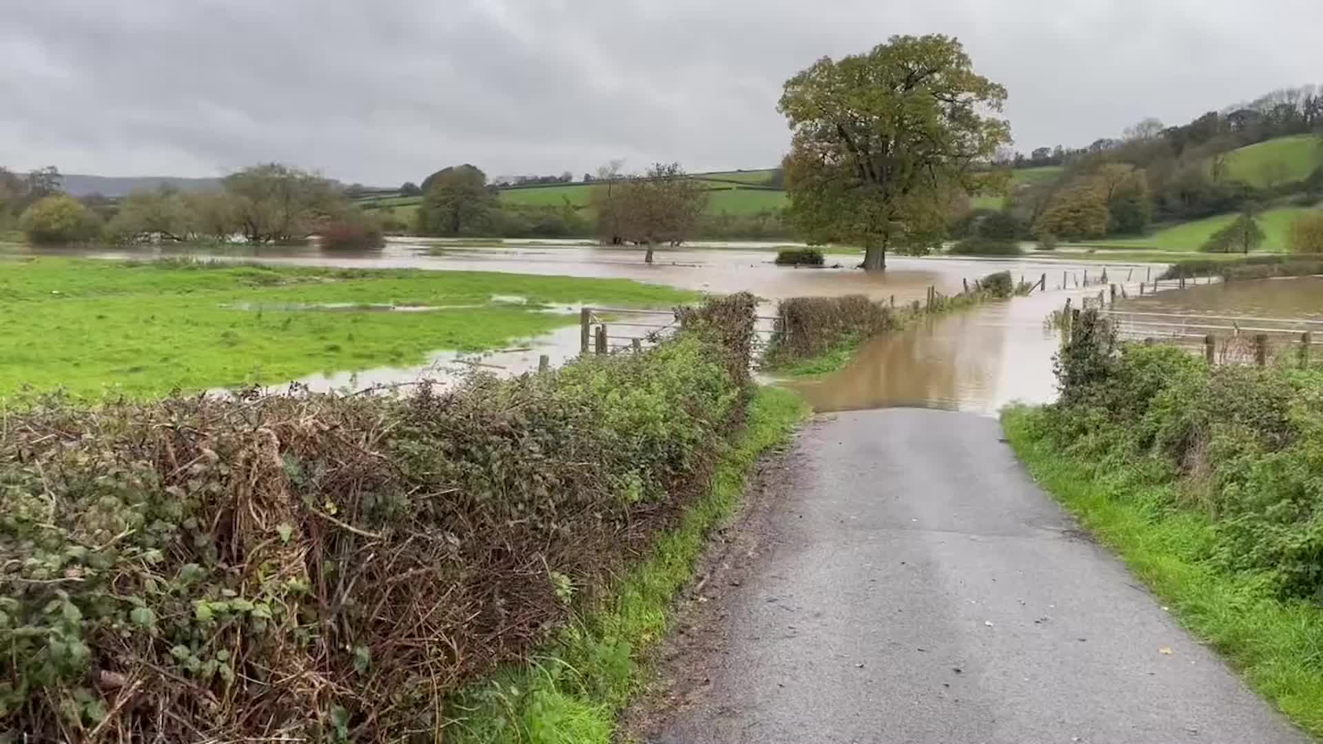 Storm Ciarán Left A Lake In Southern England Videos from The Weather