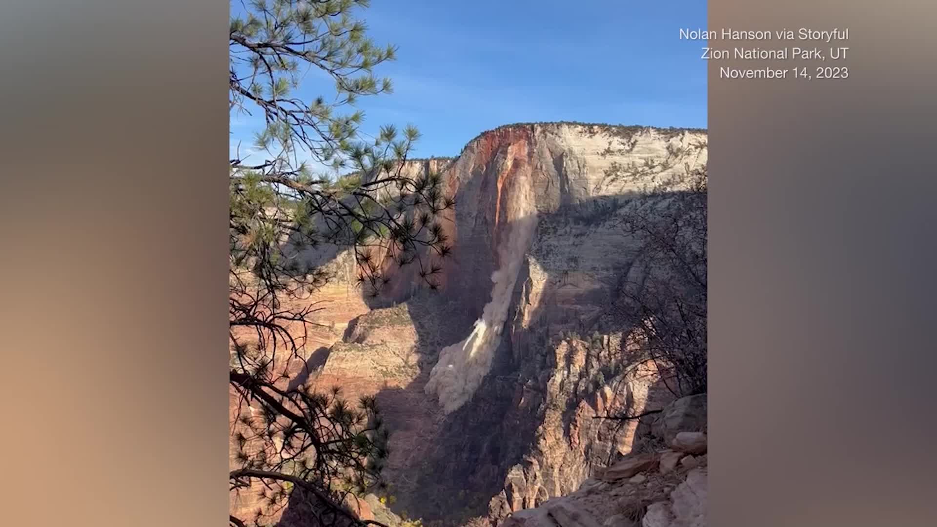 Zion National Park Hit By Rockslide Videos from The Weather Channel