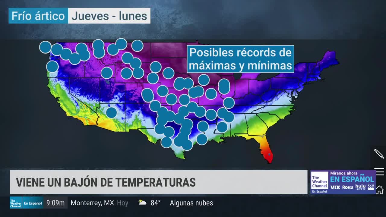 Pronóstico del Frío Extremo en Camino Videos de The Weather Channel