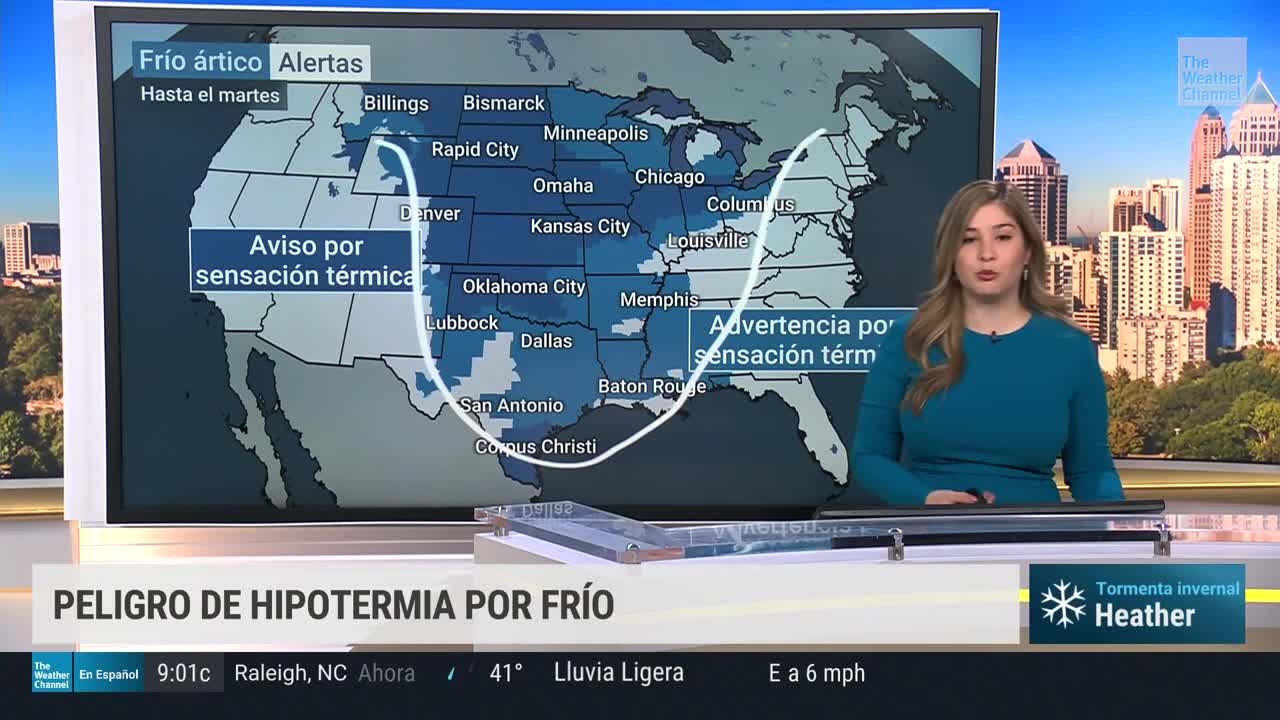 Pronóstico del Frío Extremo en Texas Videos de The Weather Channel