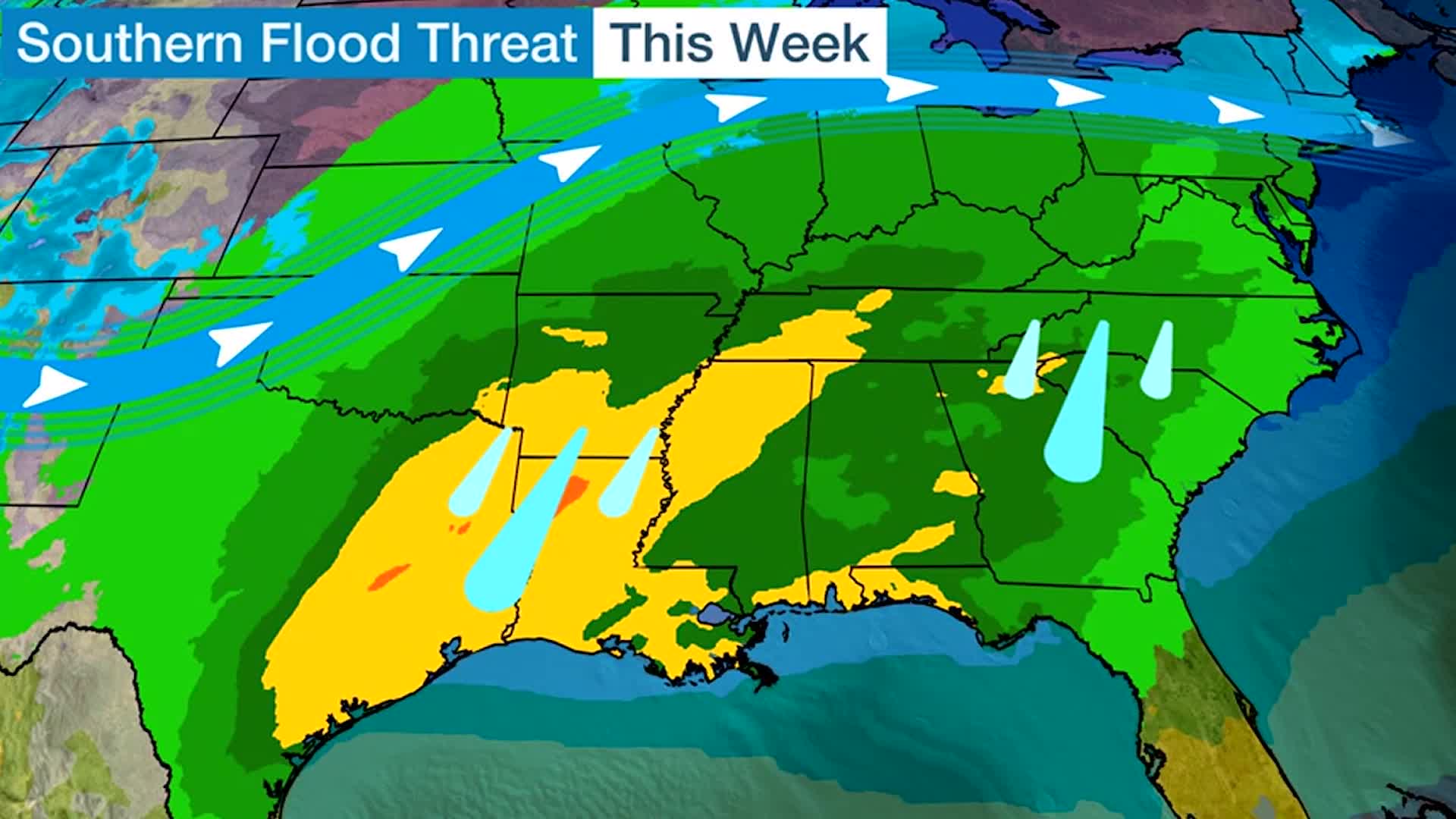 Flooding Rain Possible Across The South - Videos from The Weather Channel