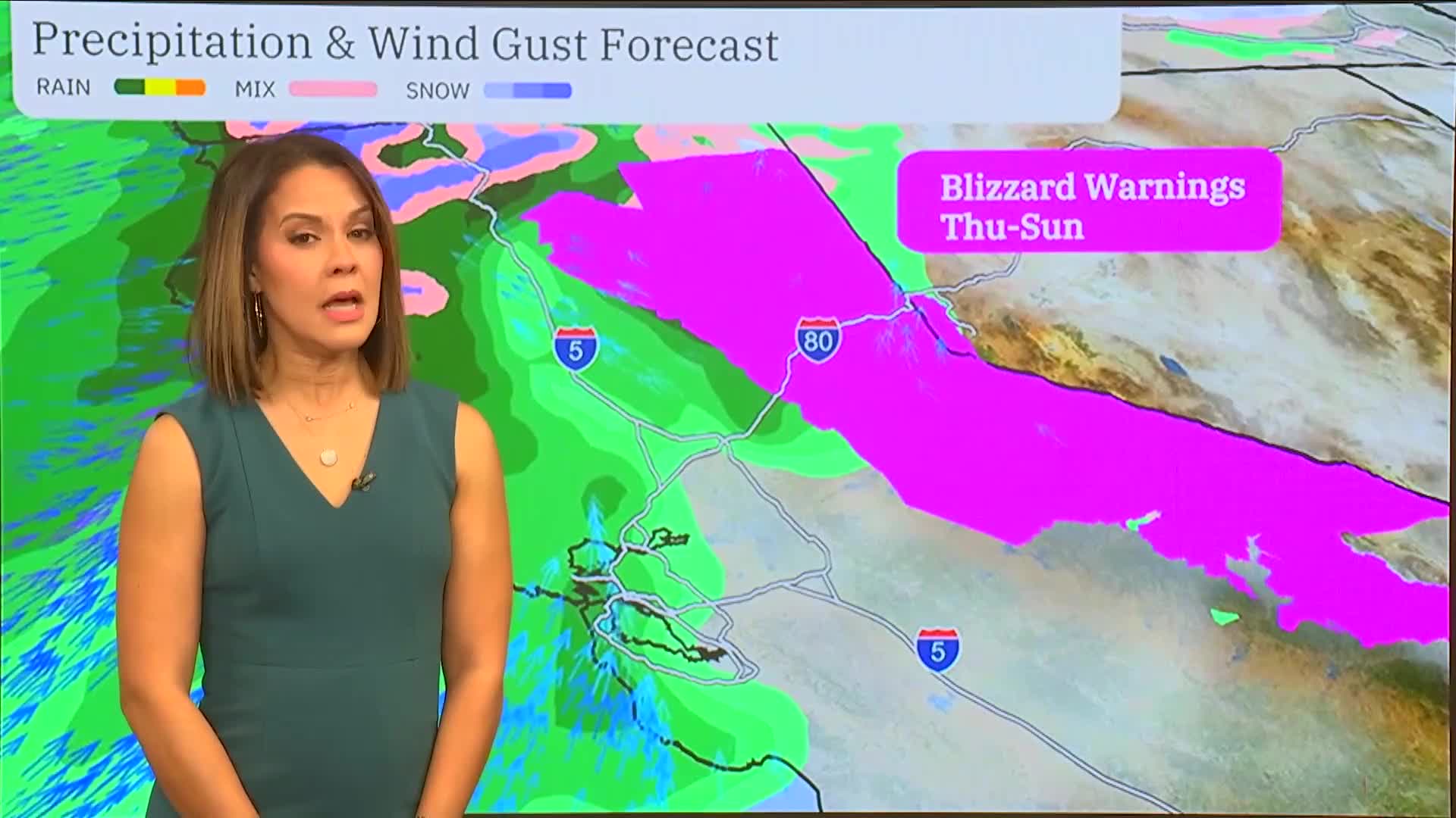 Sierra Blizzard Alert Heavy Snow, Winds Moving In Videos from The