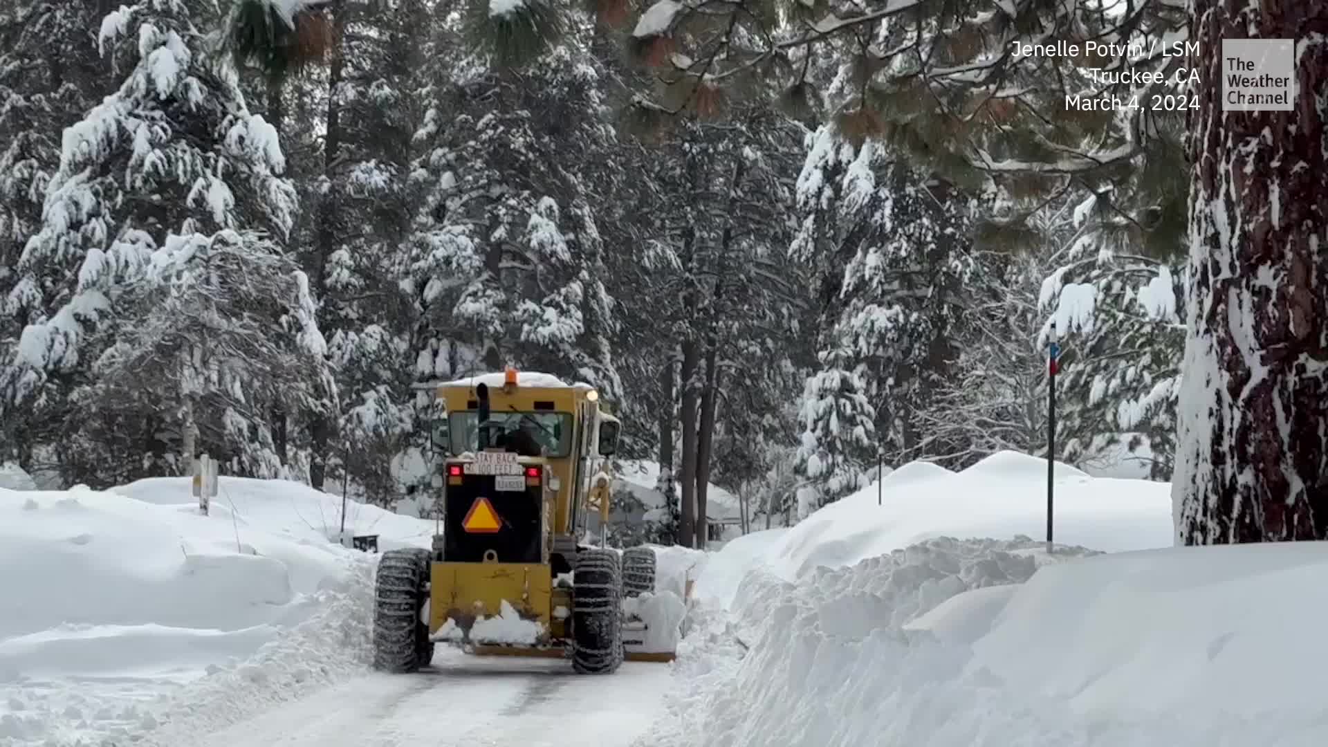 After 10 Foot Blizzard California Braces For More Videos From The