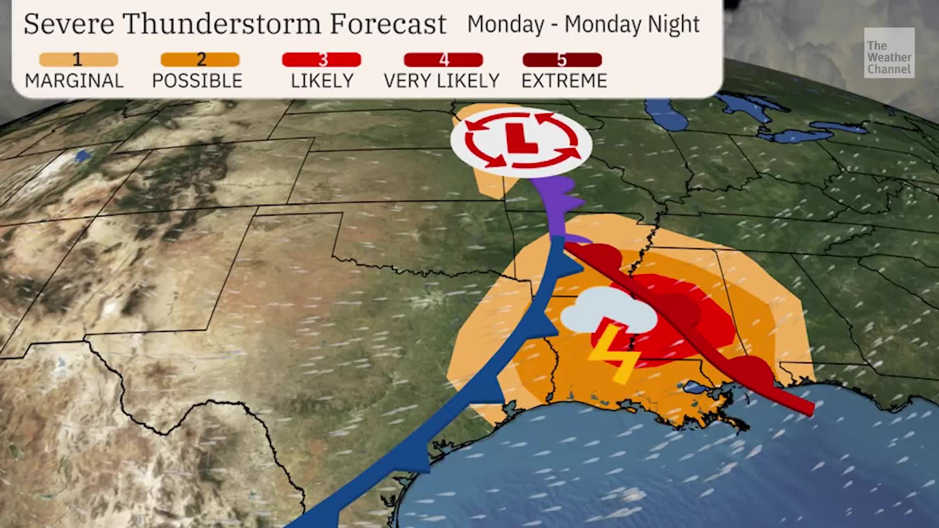 Tornado Threat Possible In South Today - Videos from The Weather Channel