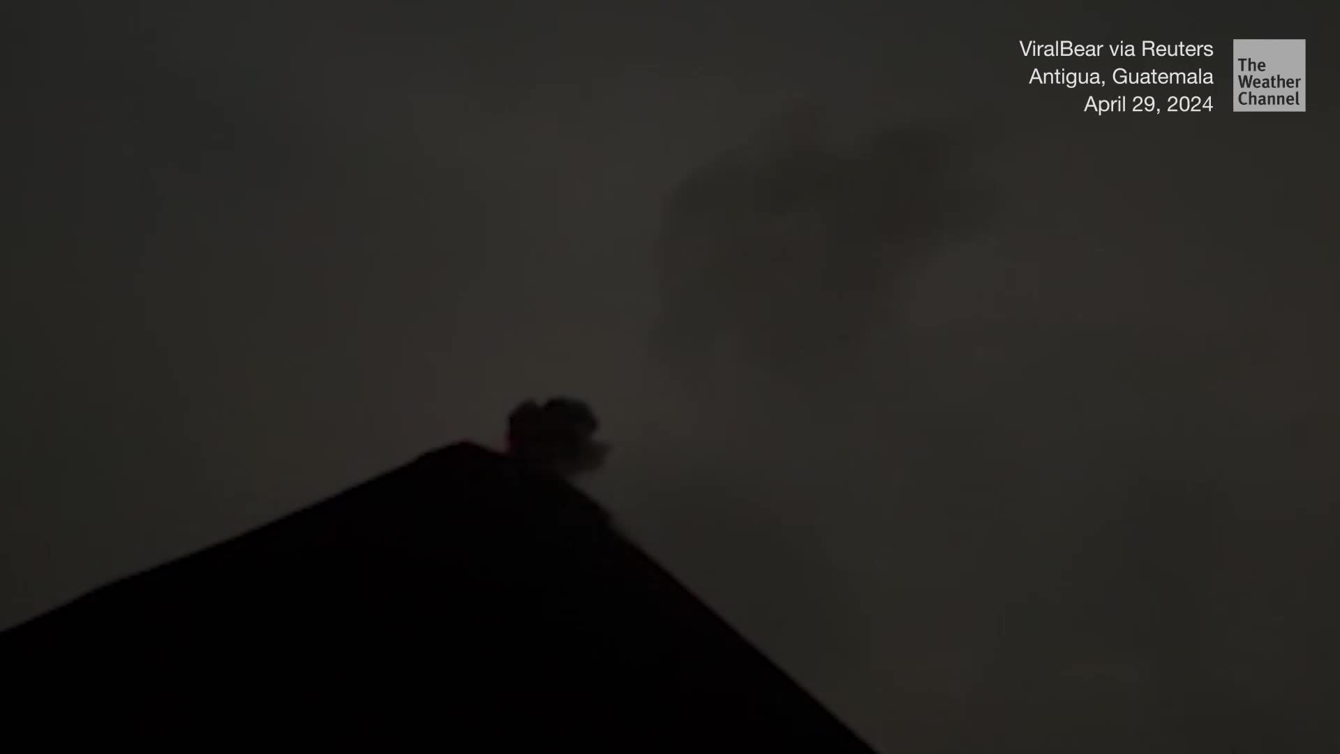 Epic Moment: Lightning Strikes Erupting Volcano - Videos from The Weather Channel