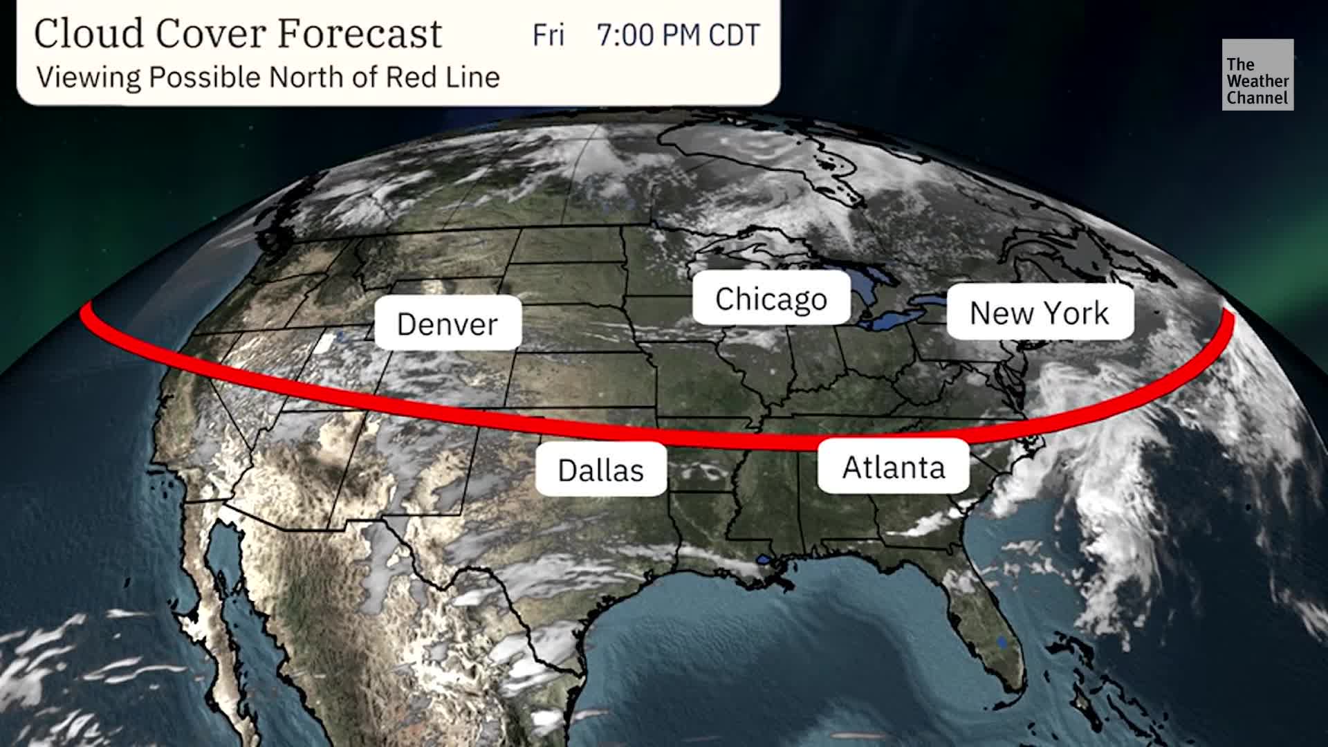 Where Aurora Will Be Visible This Weekend Videos from The Weather Channel