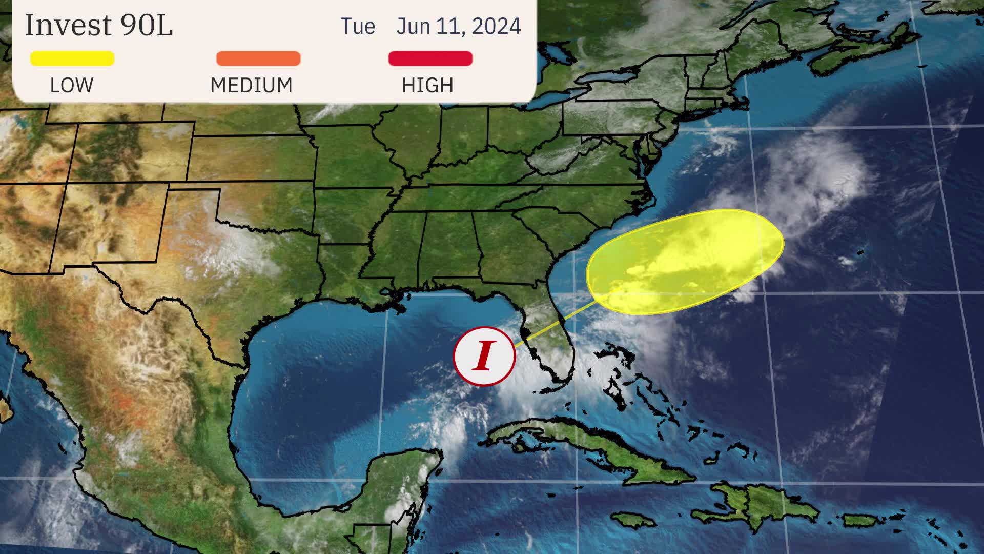 Hurricane Center Watching Area Near Florida - Videos from The Weather ...