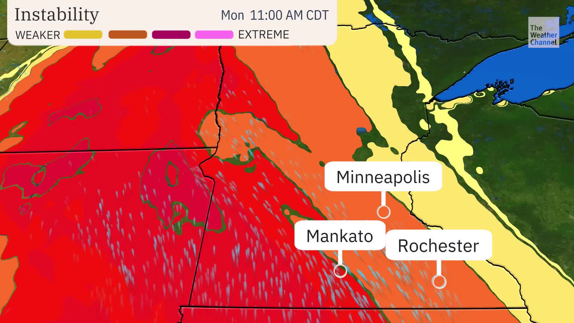 Minneapolis: Severe Weather Possible Monday - Videos from The Weather ...