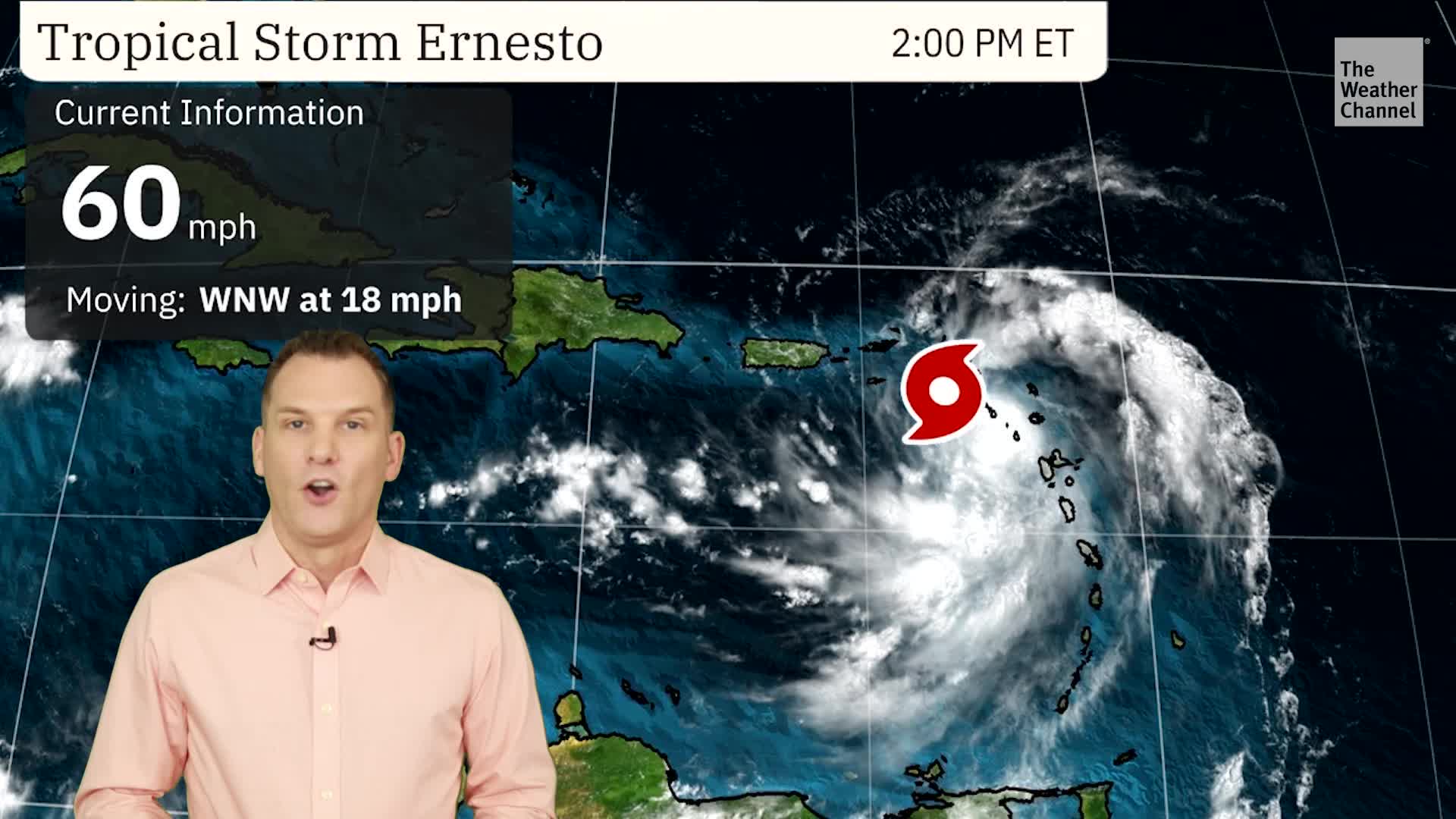 Ernesto Gets Stronger, Likely To Become Hurricane - Videos from The ...