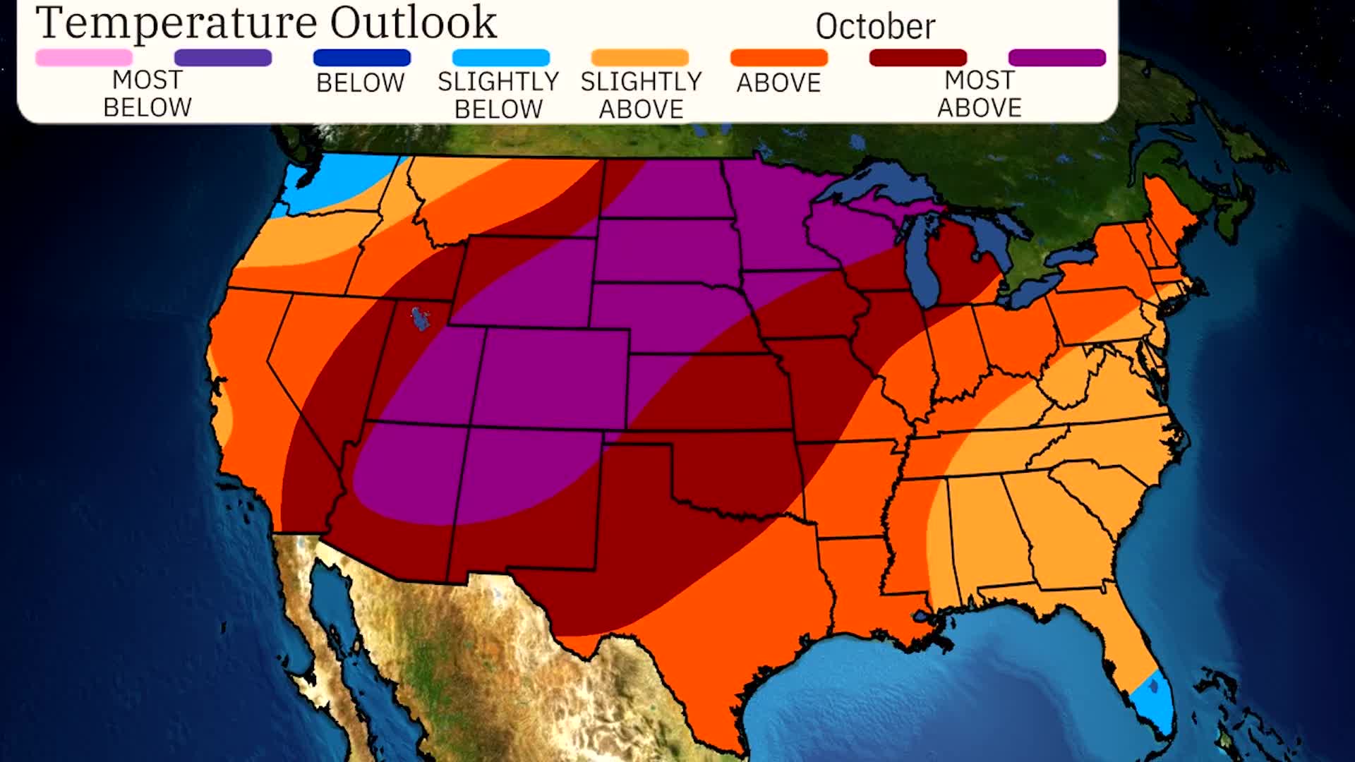 October Forecast To Be Unseasonably Warm For Millions