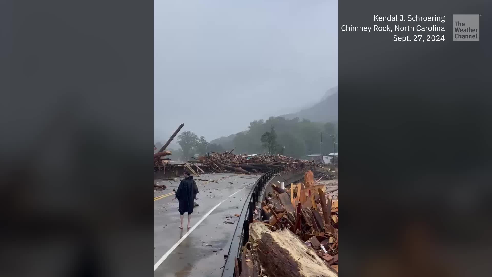 “Unimaginable” Damage To Historic Bridge, Town Videos from The