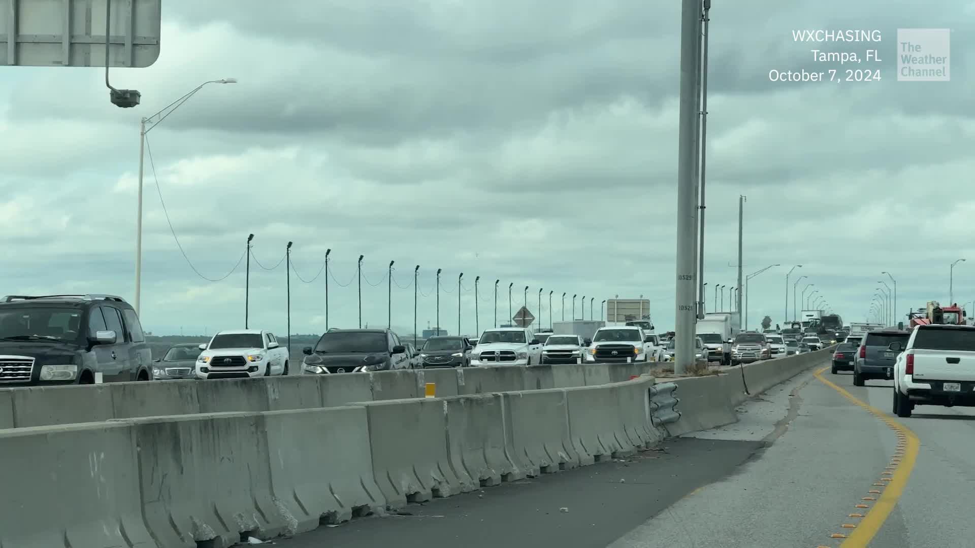 Watch Tampa Residents Evacuate As Milton Looms Videos from The