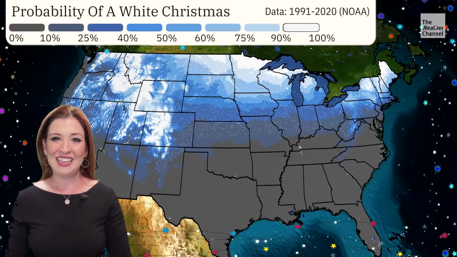 Your Odds Of A White Christmas - Videos from The Weather Channel
