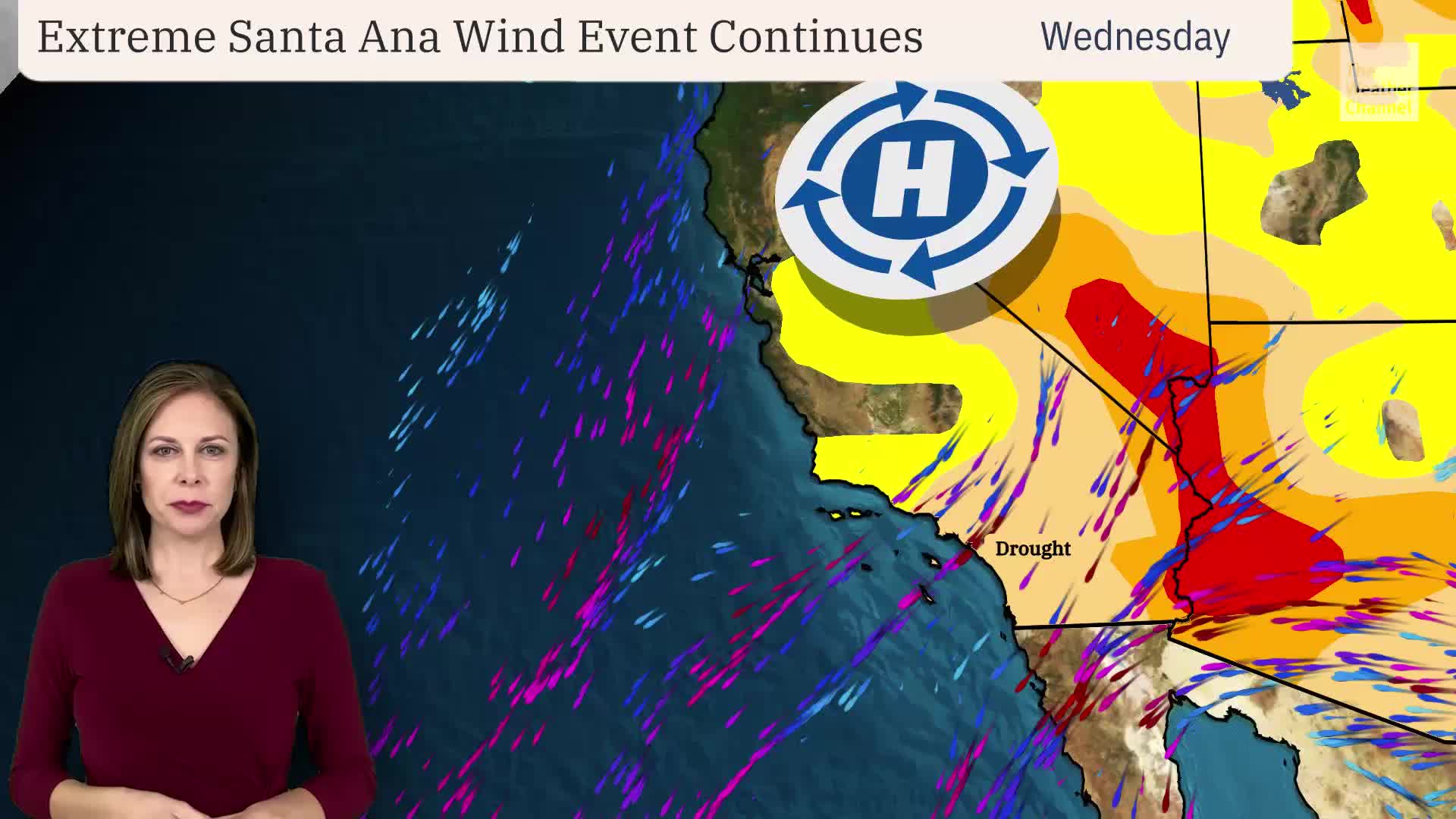 SoCal Extremely Dangerous Santa Ana Wind Event Videos from The