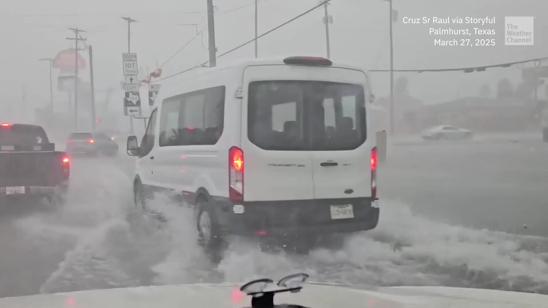 今週の南テキサスでは半年の雨が降りました